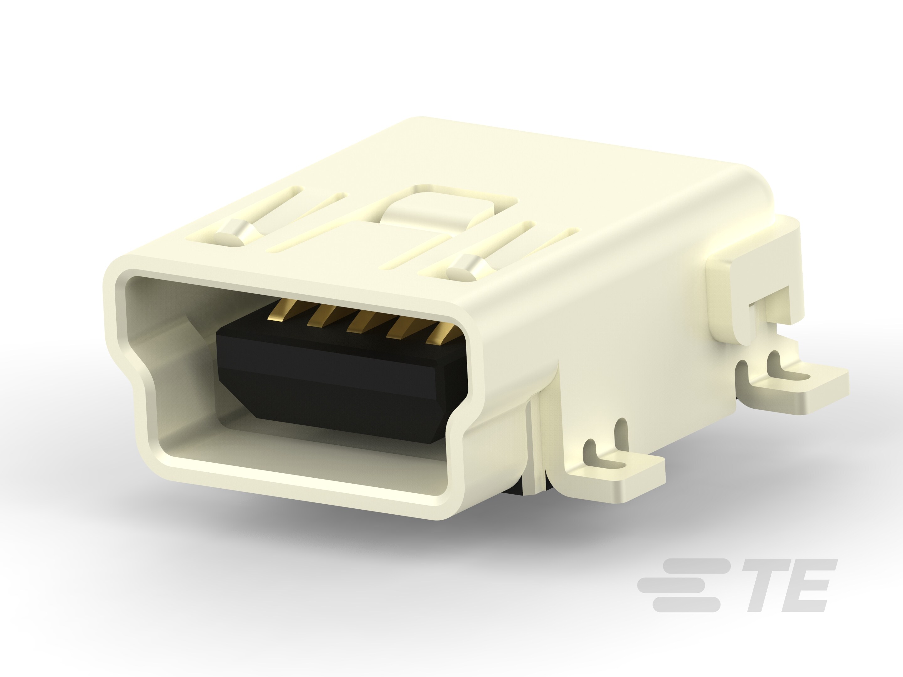 MINI USB, TYPE B, R/A, SMT-1734035-1