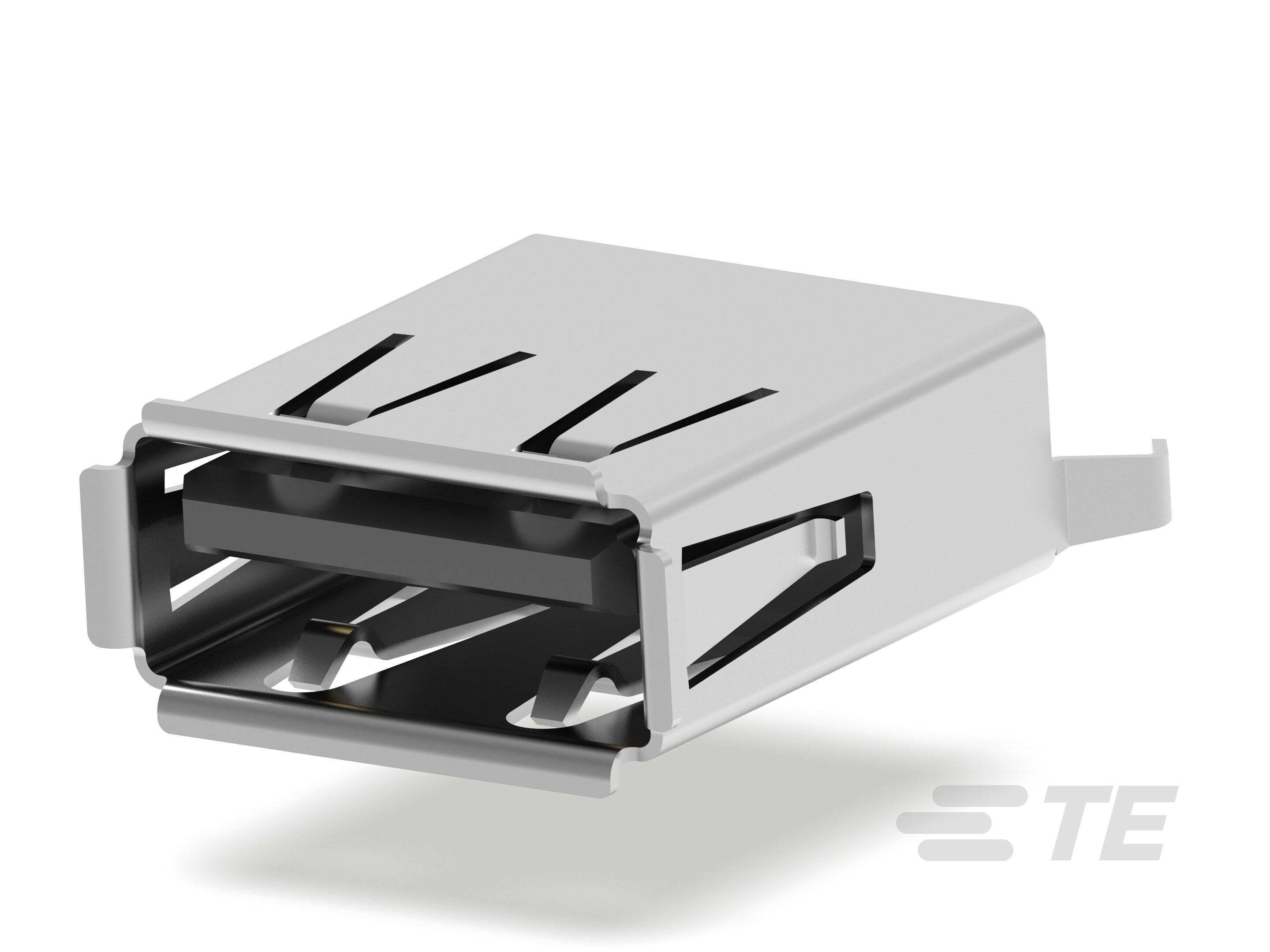 Std USB Type A, VT, T/H-1734366-4