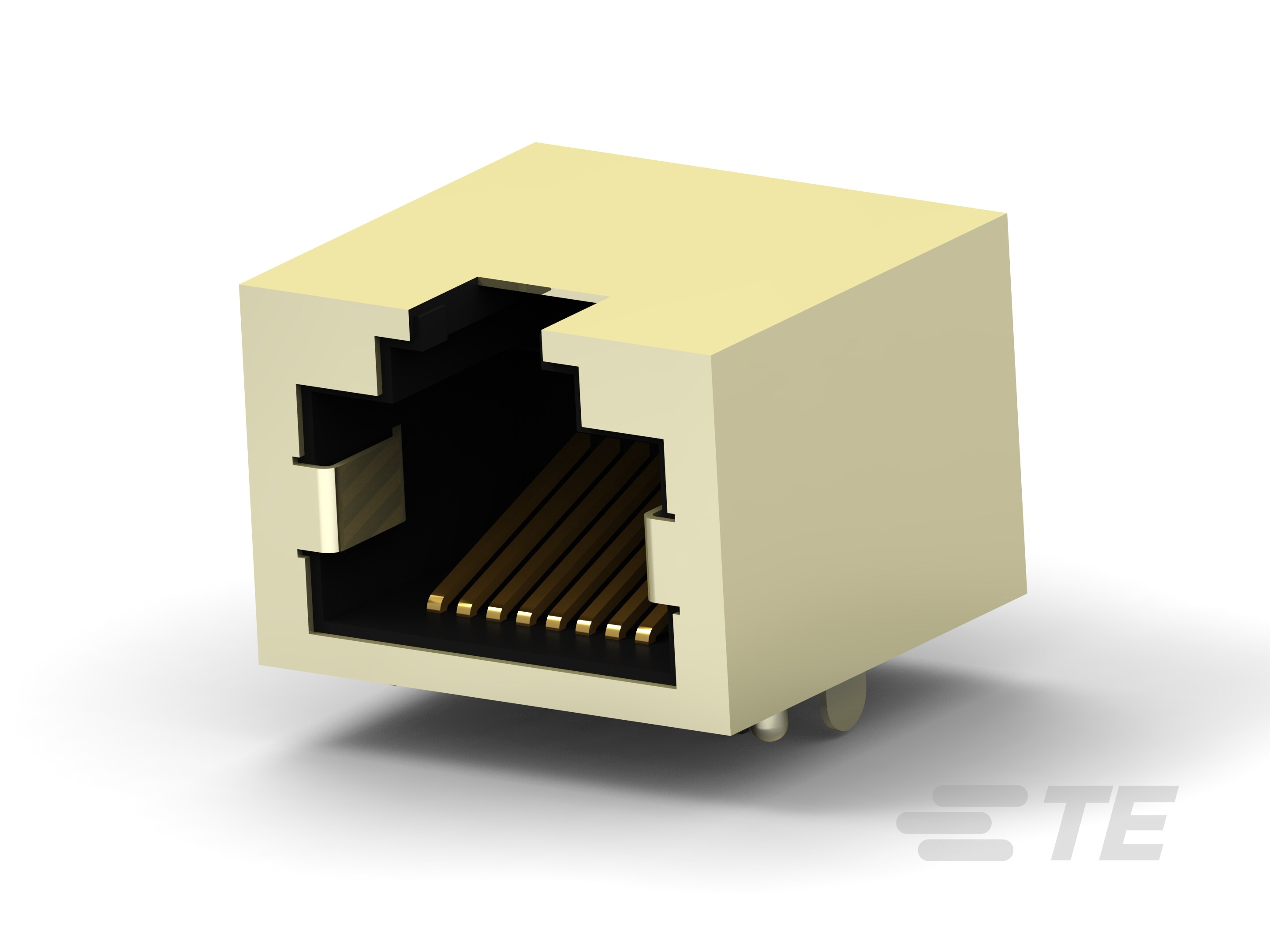RJ45,8P8C,SHD,W/O LED,DIP 6u