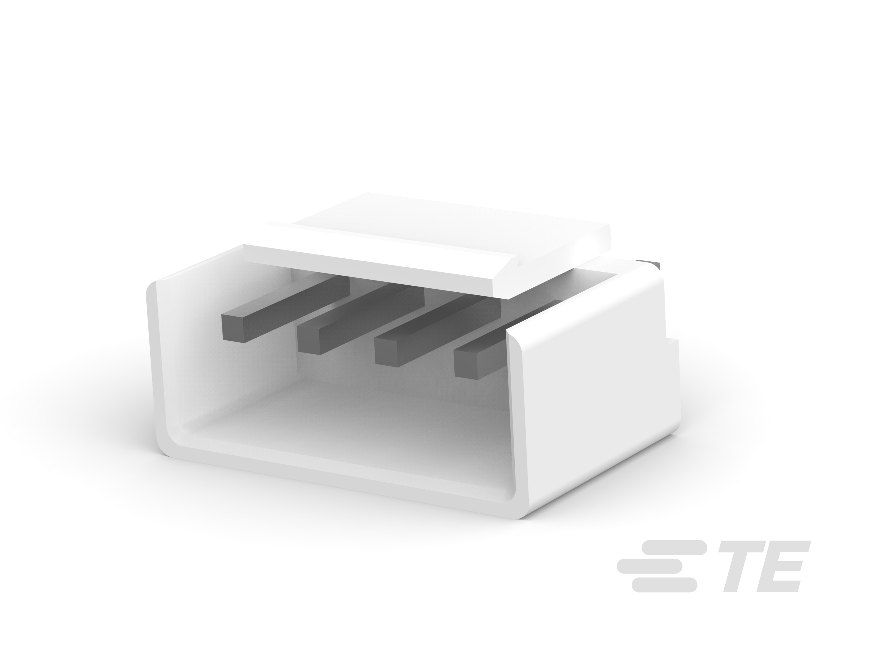 3.96 EP SHROUDED HDR ASSY 4P W-1744357-4