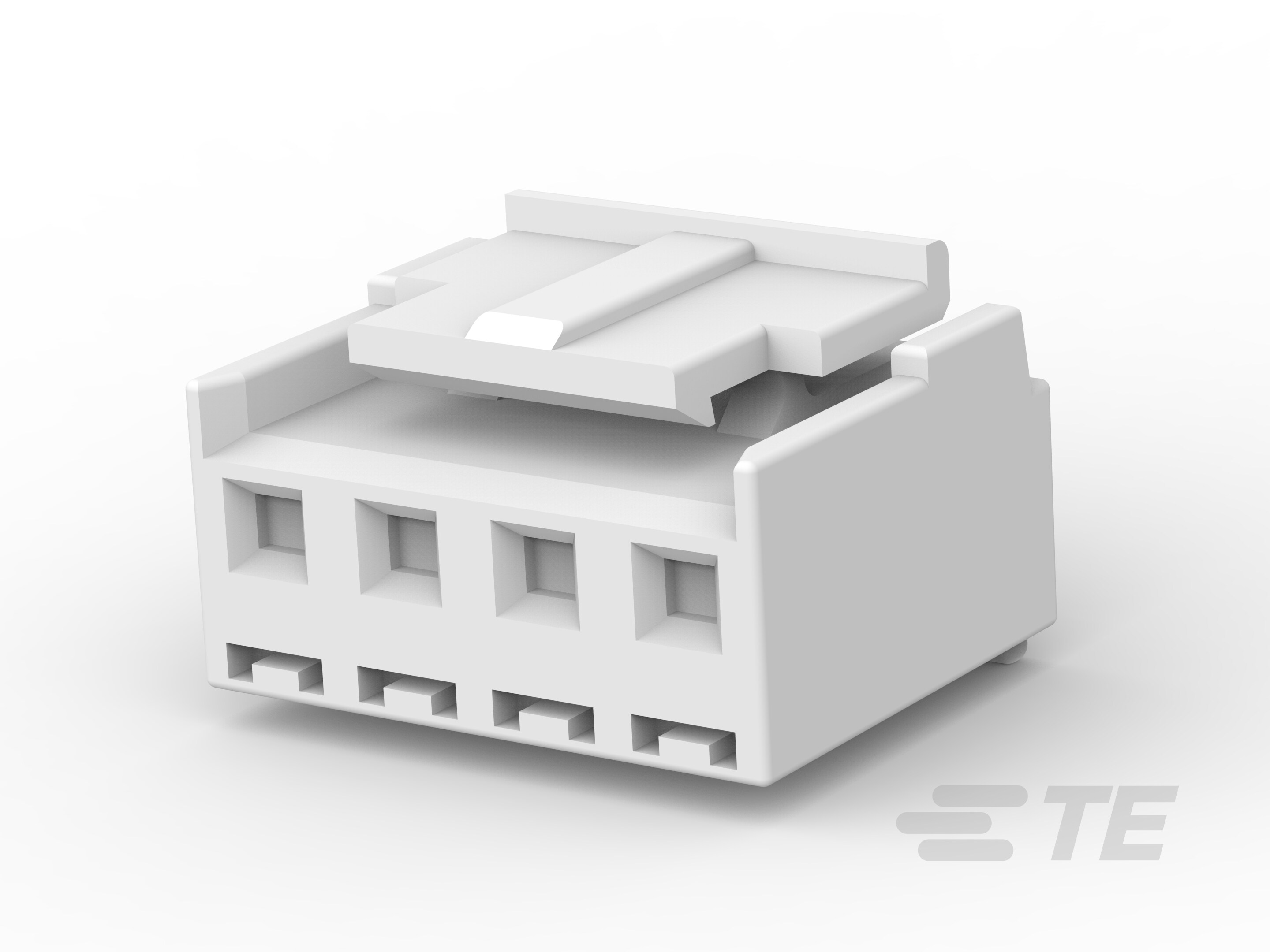 4 POS EP II HSG, GLOW WIRE-1744416-4