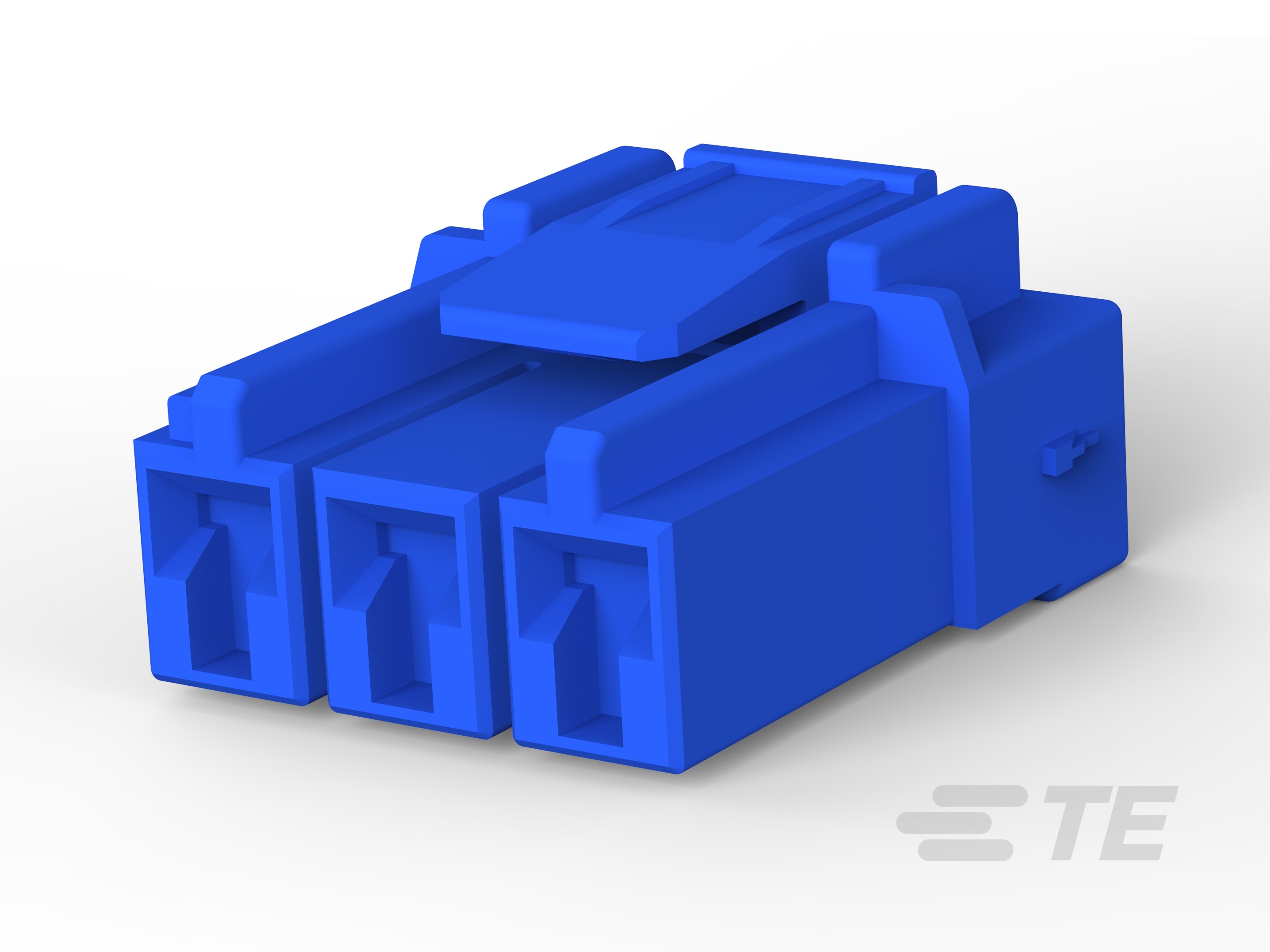 GHC EYELET 6.2 3POS PLUG HOUSING BLUE-1747995-3