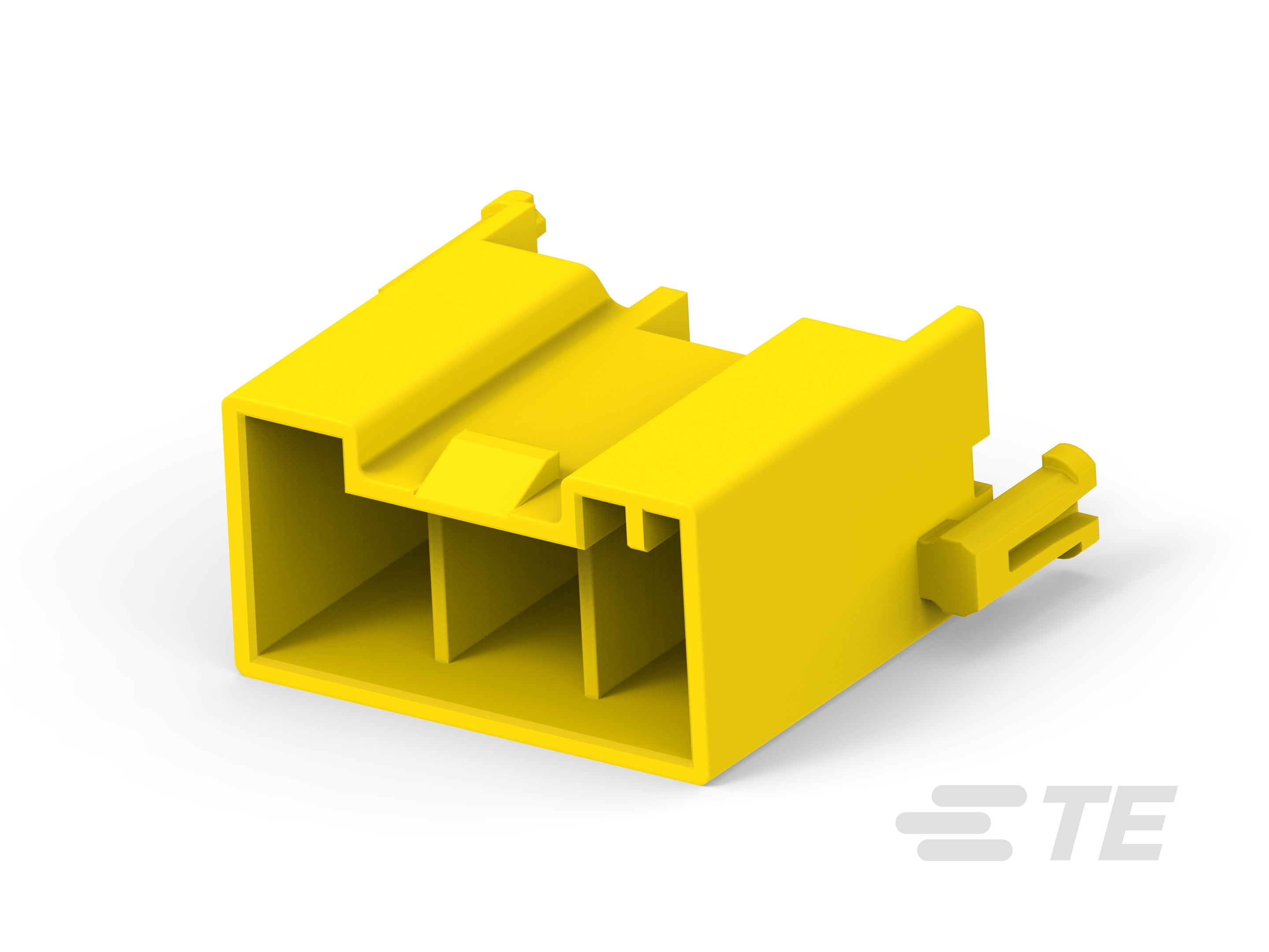 GHC EYELET 12.4 2POS HEADER ASSY YELLOW-1747996-4
