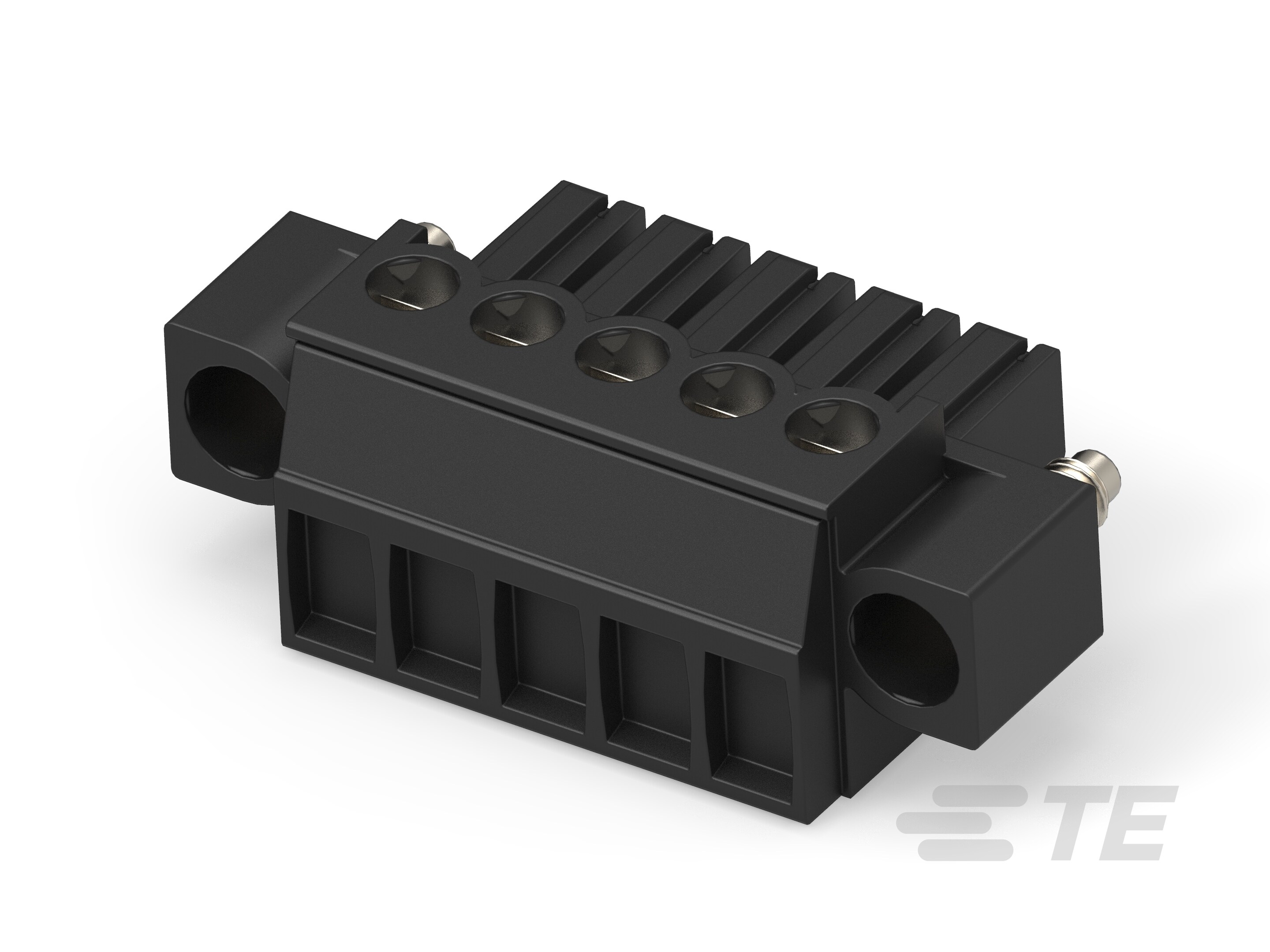 5P TERMI-BLOK 90DEG PLG,BLACK-1776192-5