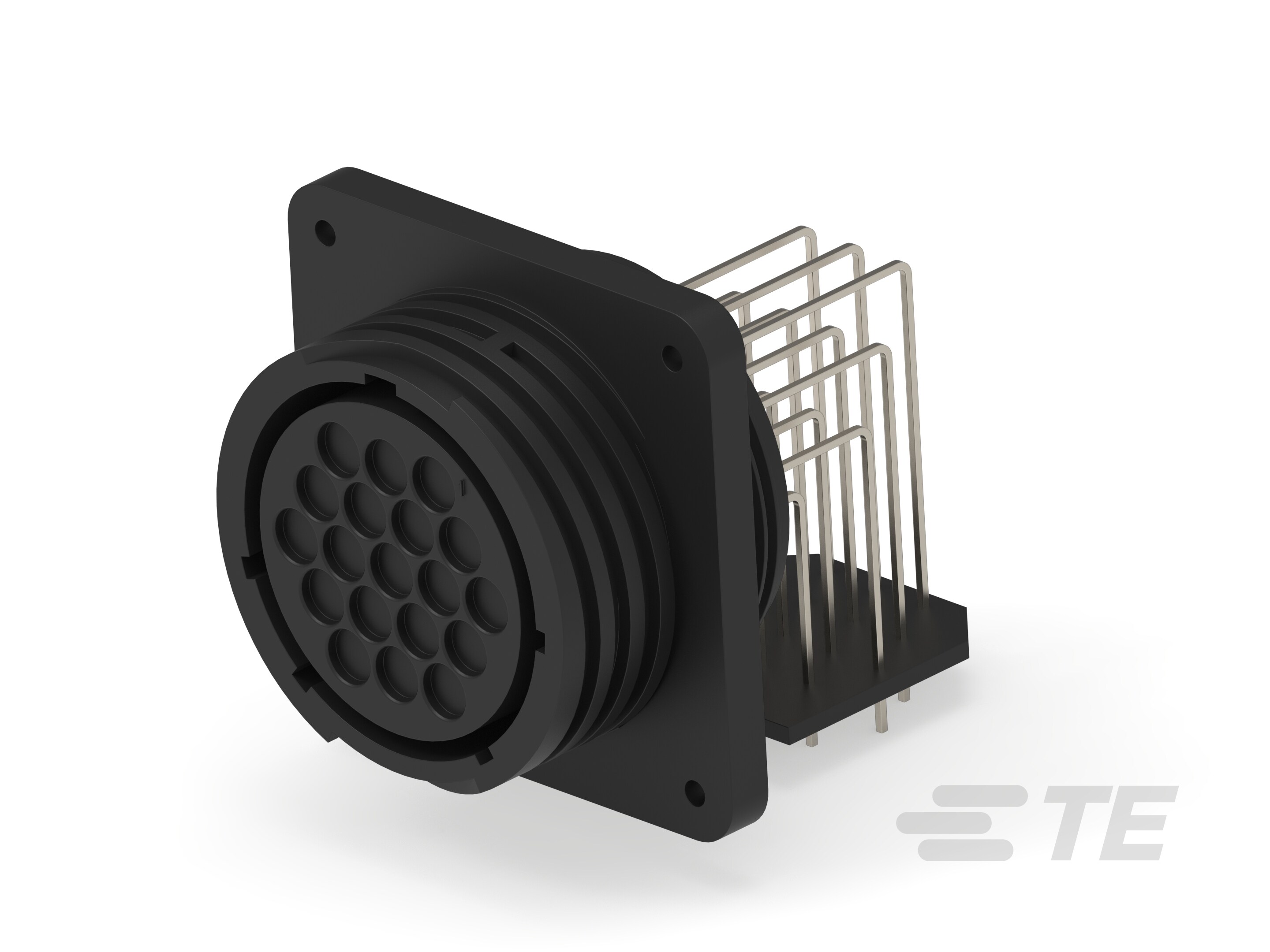 CPC PSTD RCPT,23-19,R/A LF-1-796502-1
