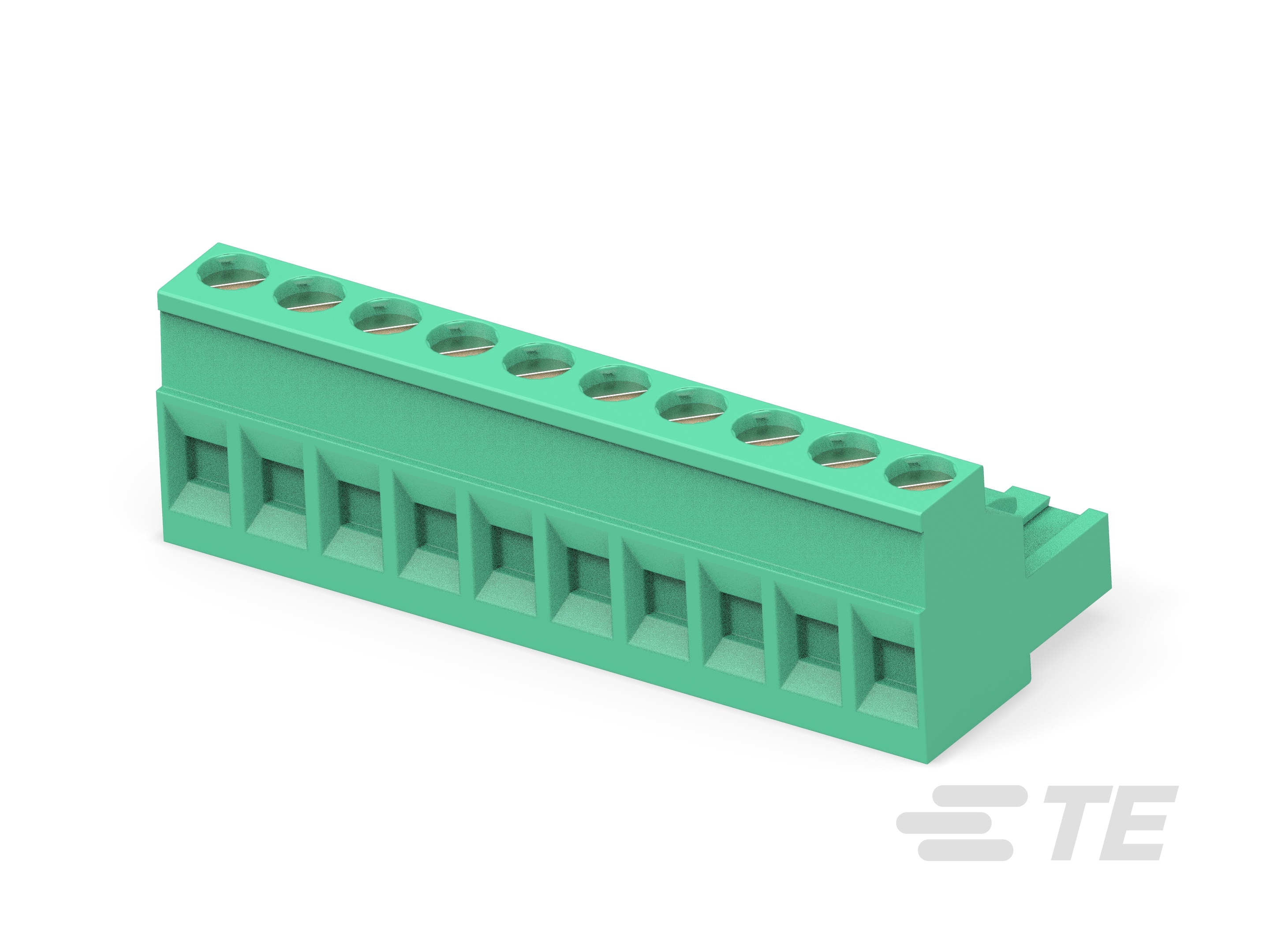 10 POS 5.0 MM R/A PLUG,TRM BLK-1-796640-0