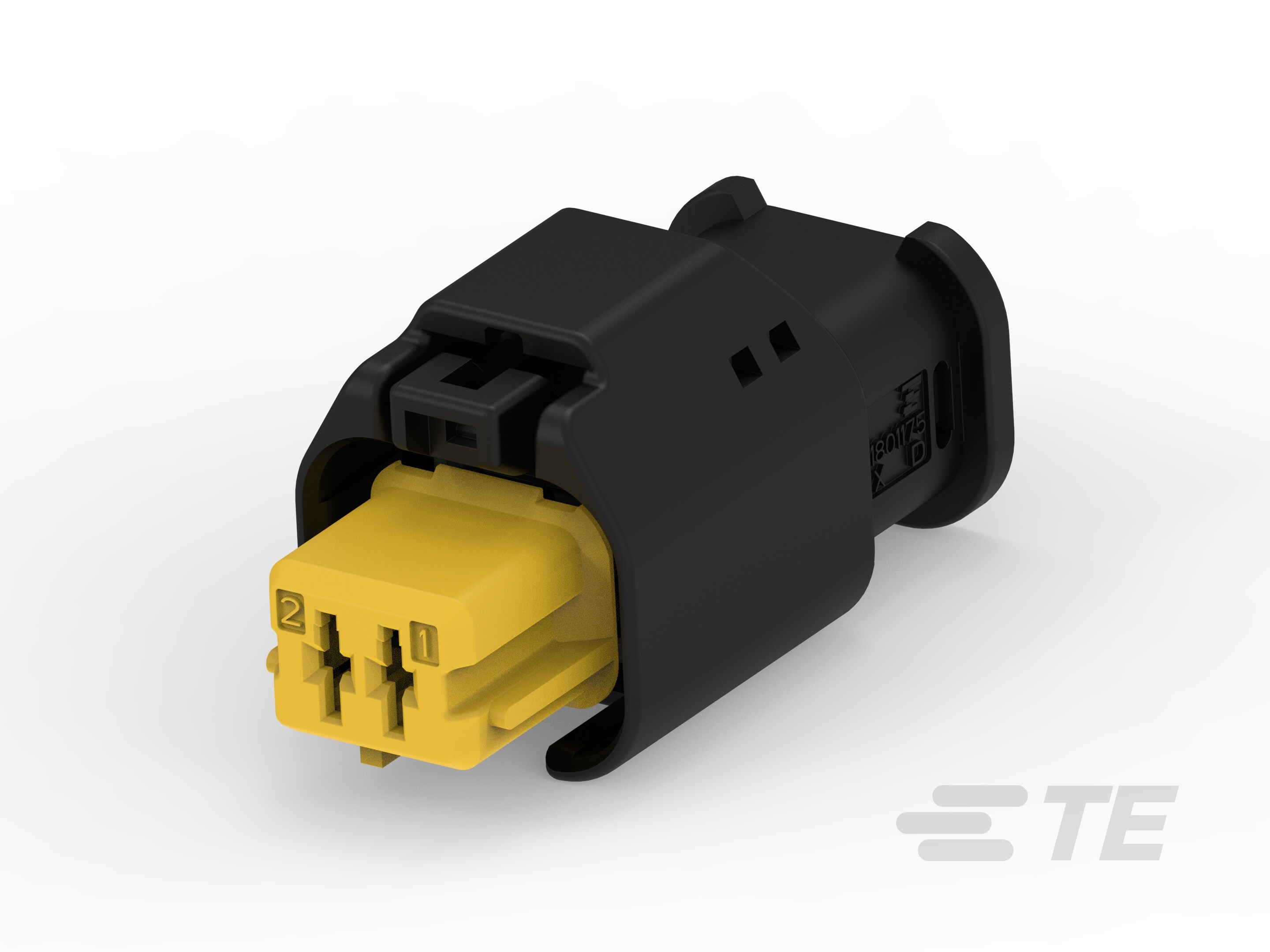 2W RECEPTACLE HP CONNECTOR YELLOW-1801175-4