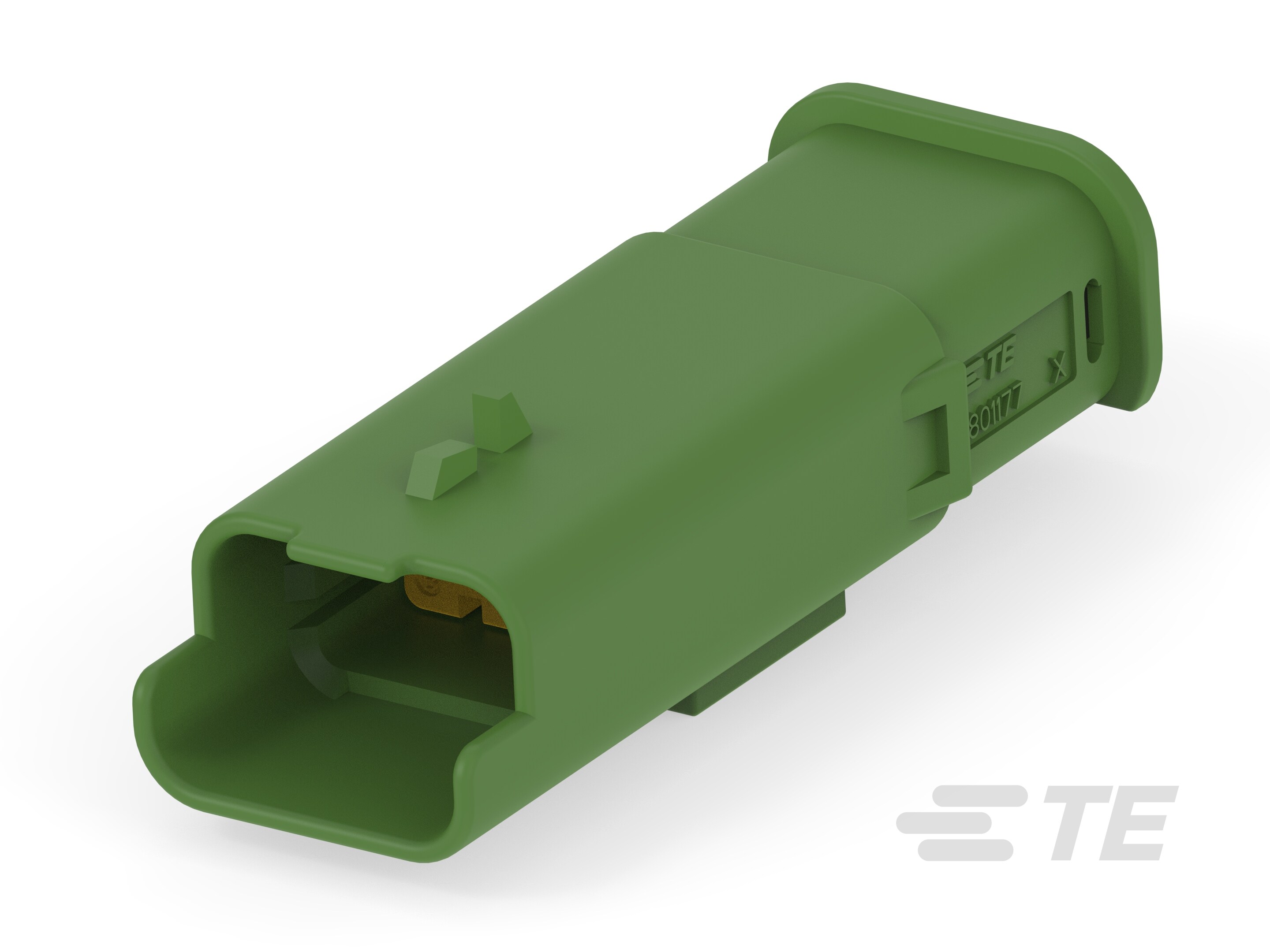 3W TAB CONNECTOR HP BROWN-1801177-6