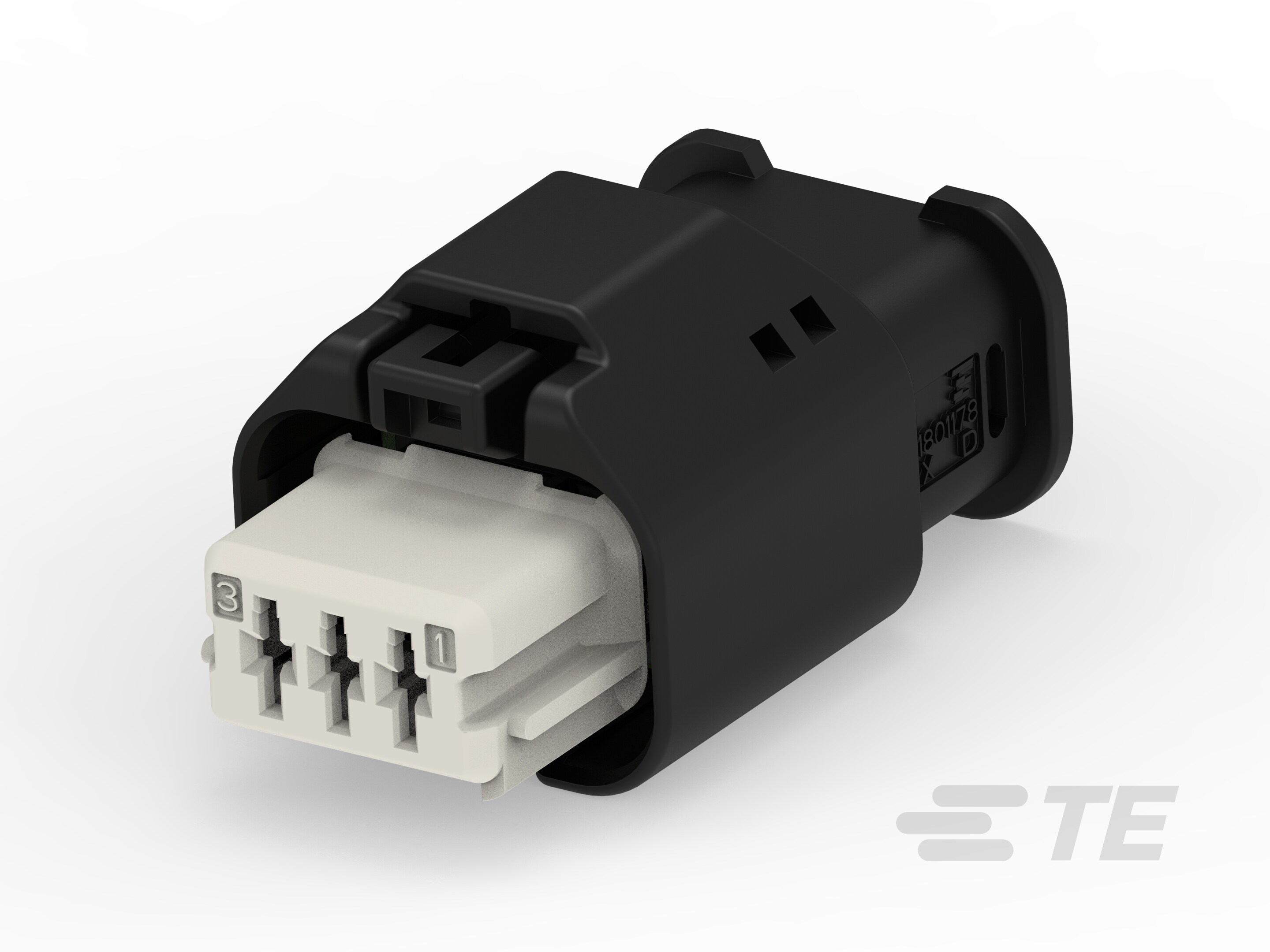 3W RECEPTACLE HP CONNECTOR WHITE-1801178-7