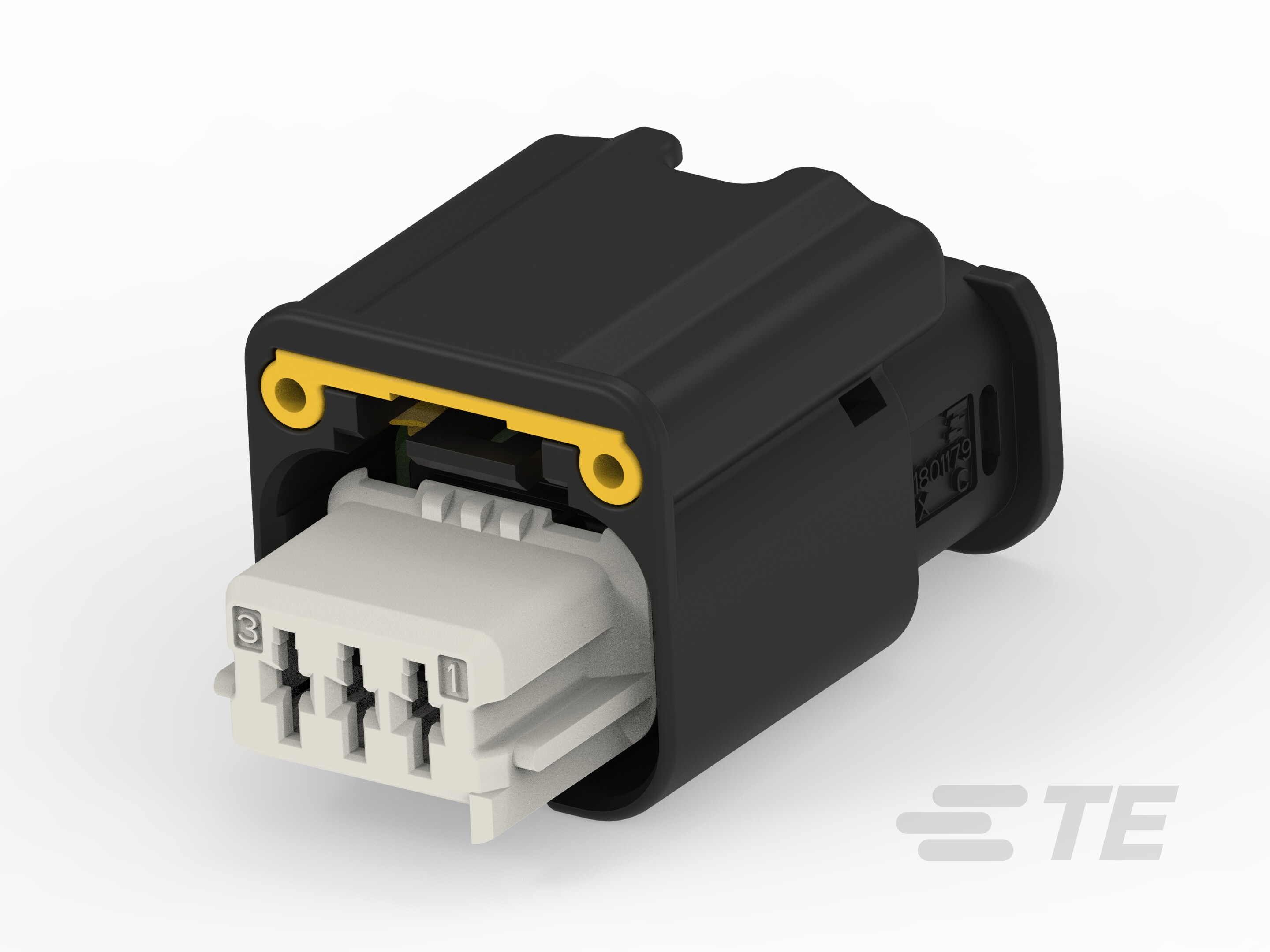 3W RECEPTACLE HPSL CONNECTOR WHITE-1801179-7
