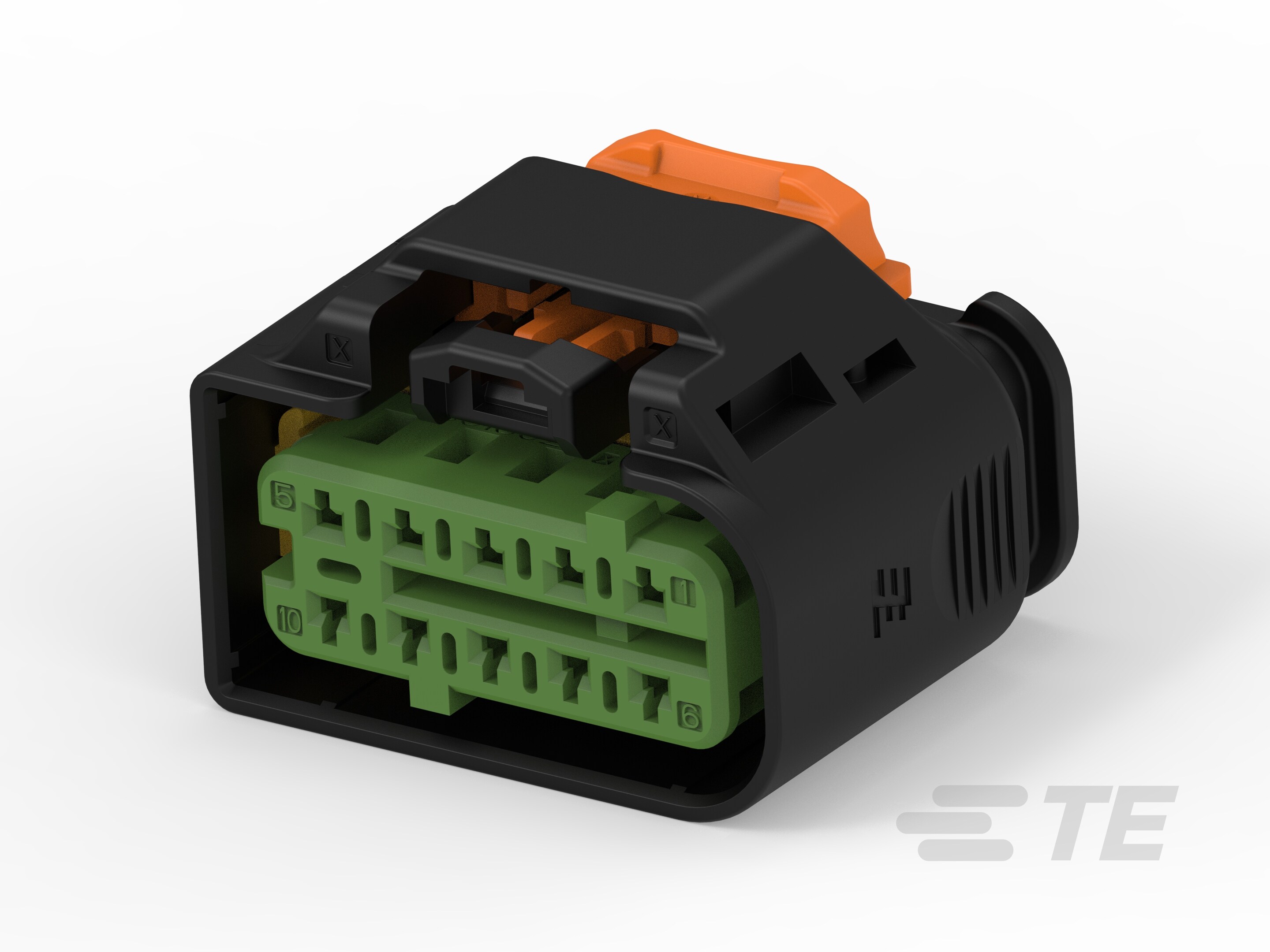 RECEPTACLE HOUSING, MCON, 10 W, SEALED-1801600-4