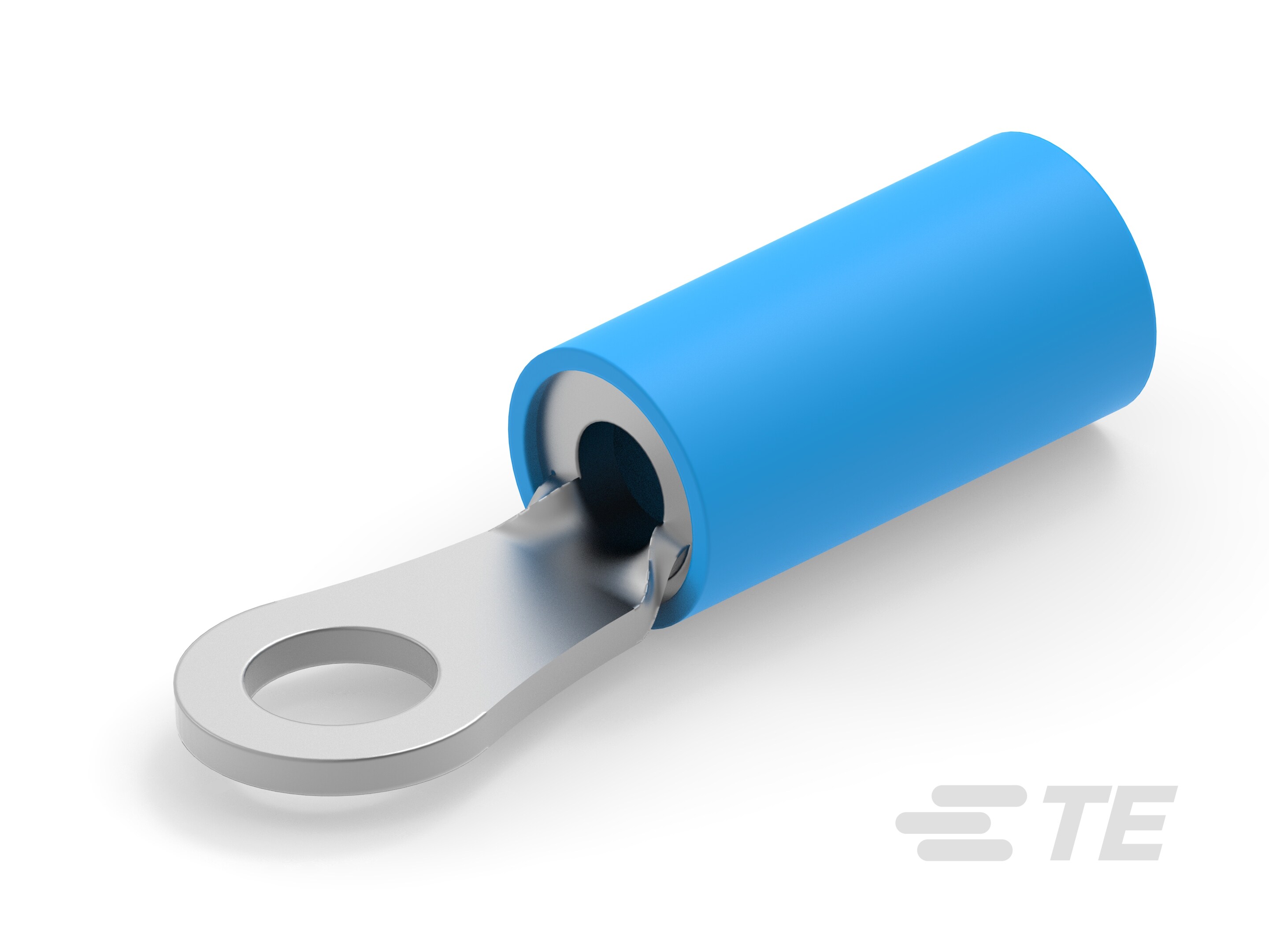 TERMINAL,PIDG, RT, IR, 16 AWG, #6 STUD-1958448-1