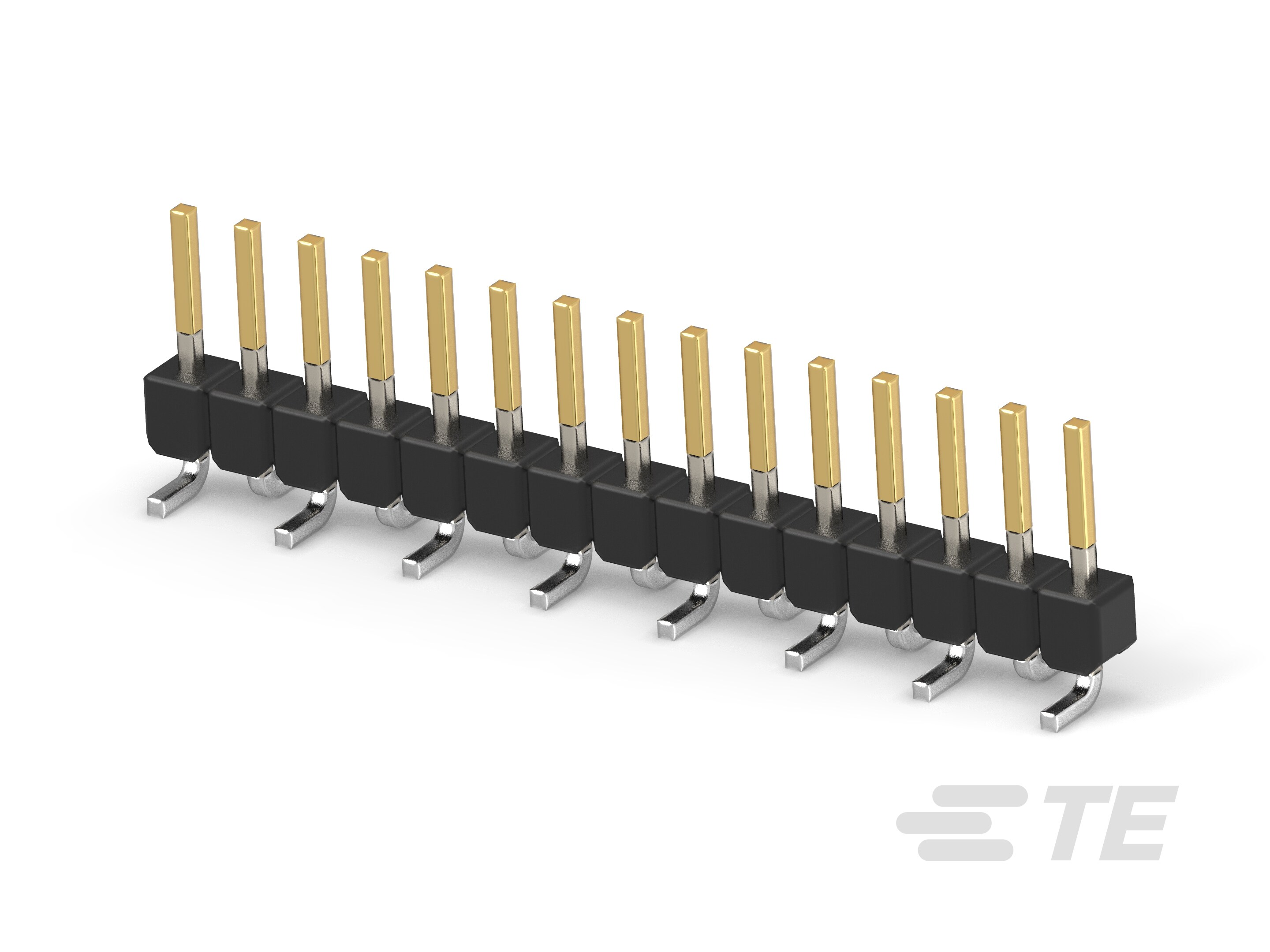 MODU II PIN HEADER, SGL ROW,SMD- 15 POS-1-966710-5