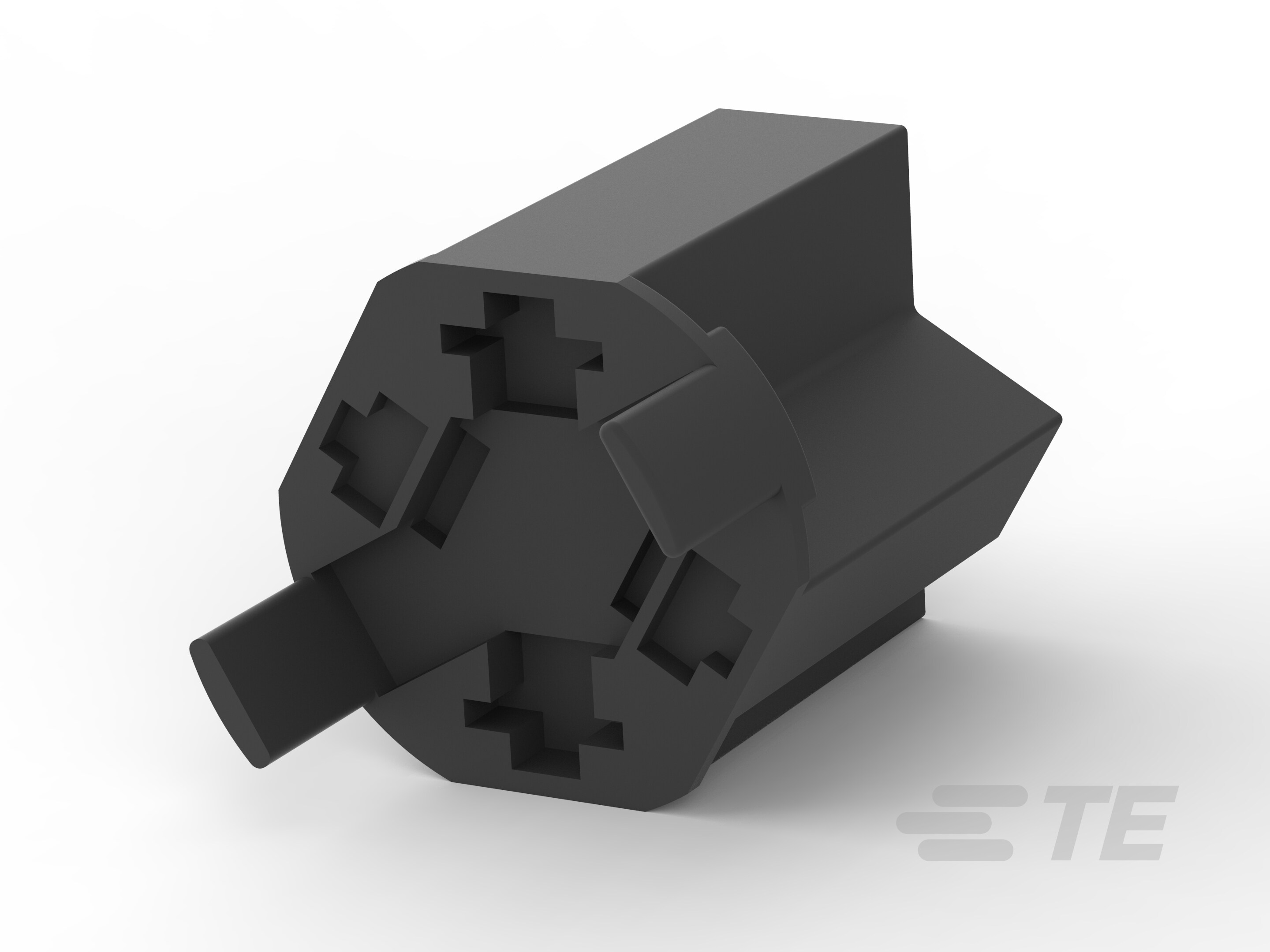 187 FAST&110 PL HSG.,REC.,4 POS,BLACK-1969725-1