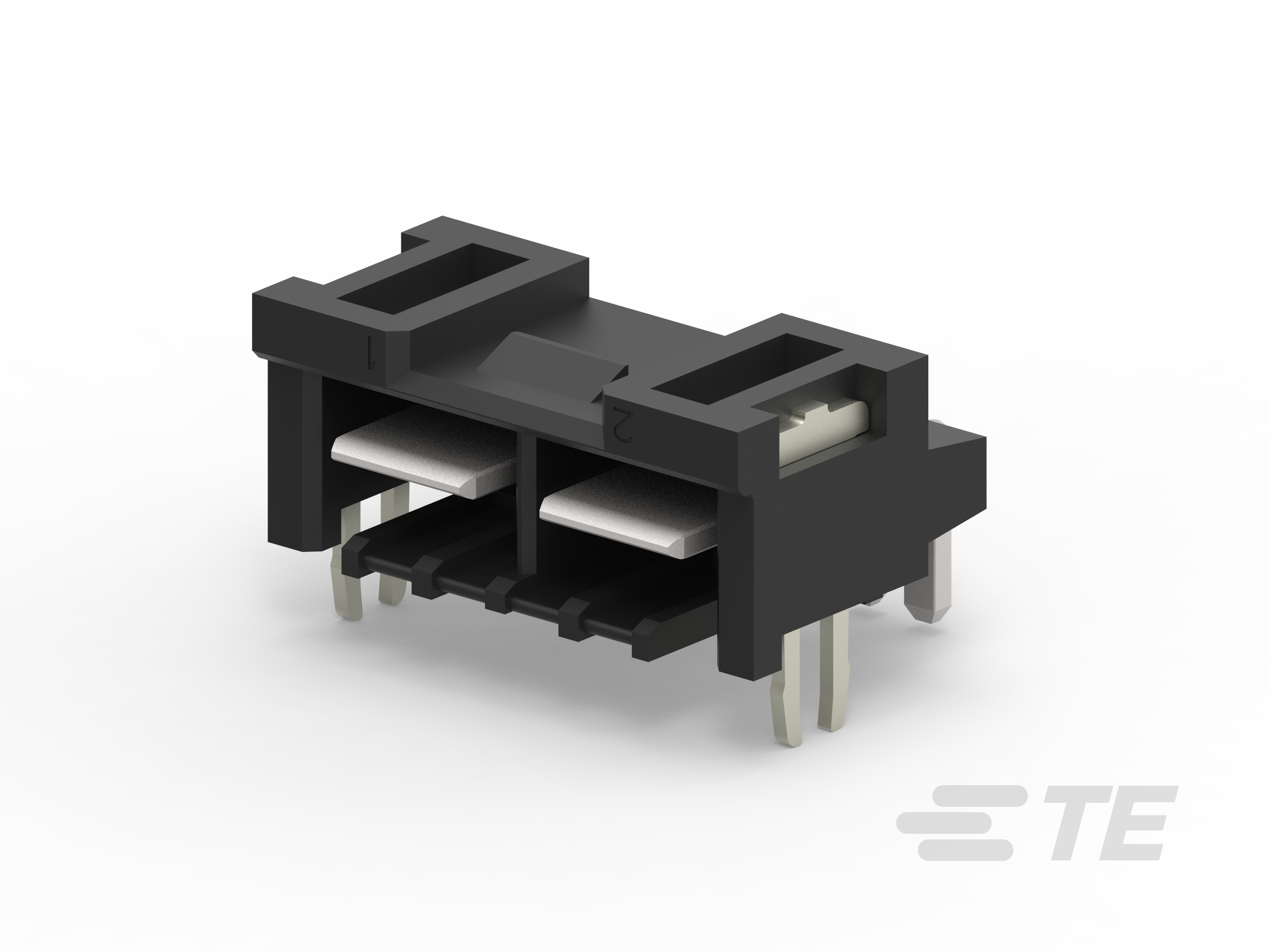ELCON MINI 2P RA HEADER,W/O CODING-1982295-2