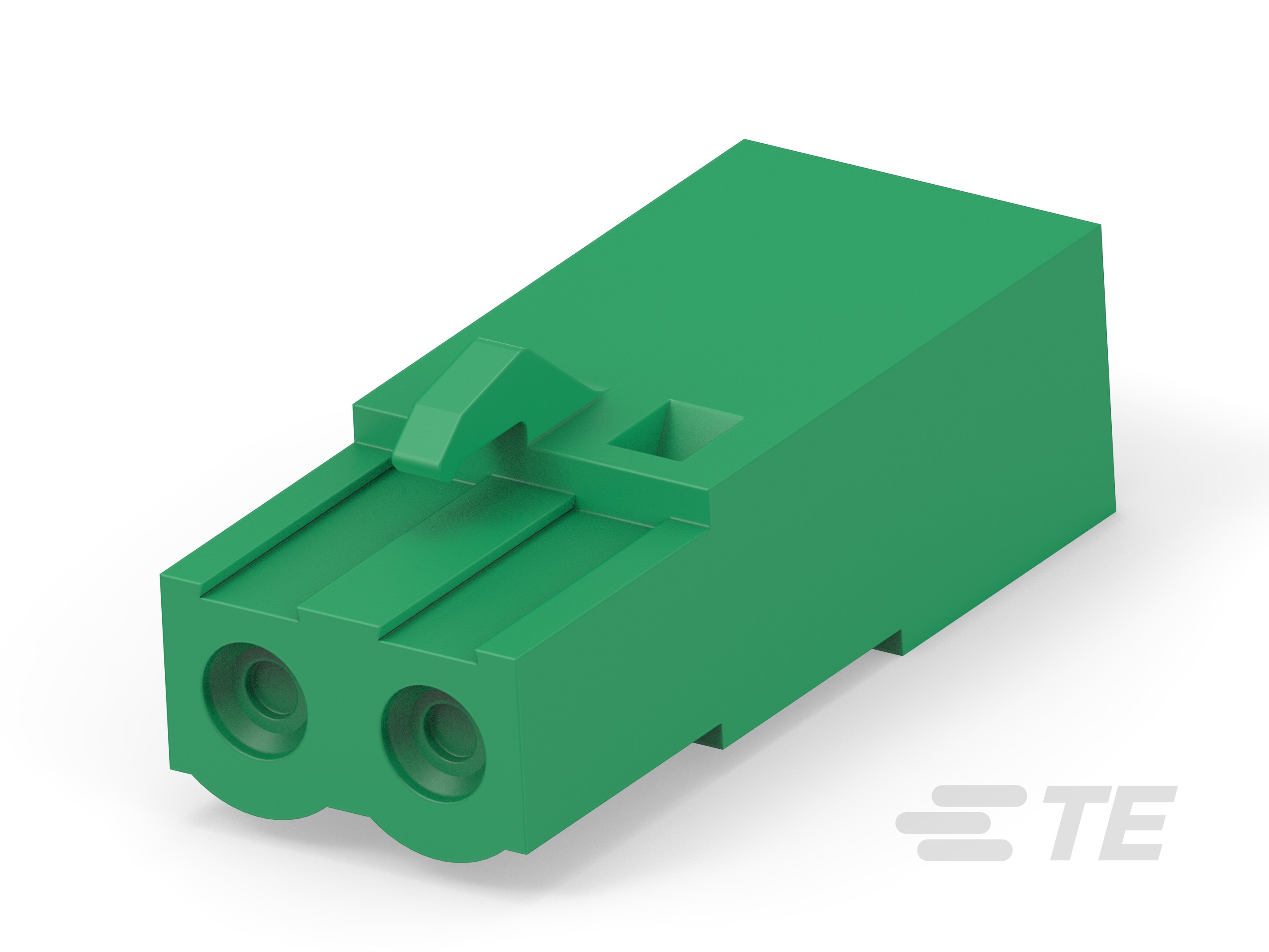 Crimp Style housing, 5.08, Green, 2 posn-1986160-2