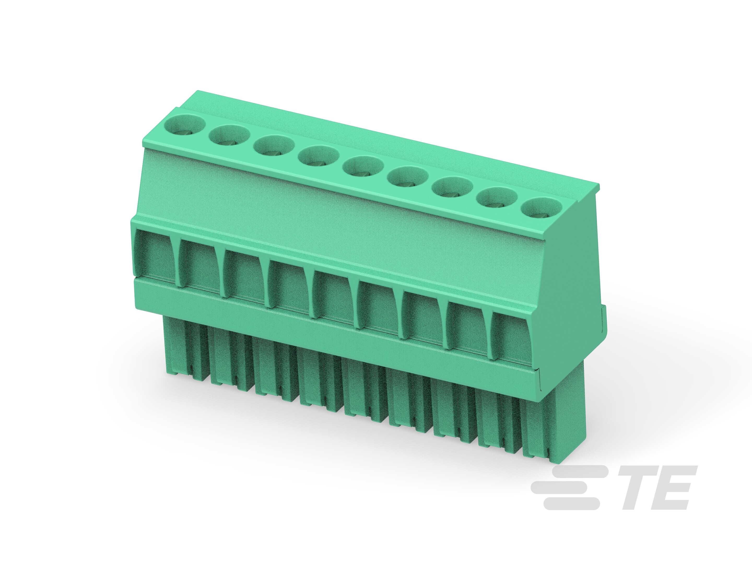 Str Plug, 3.5mm, Green, RH, 9-1986370-9