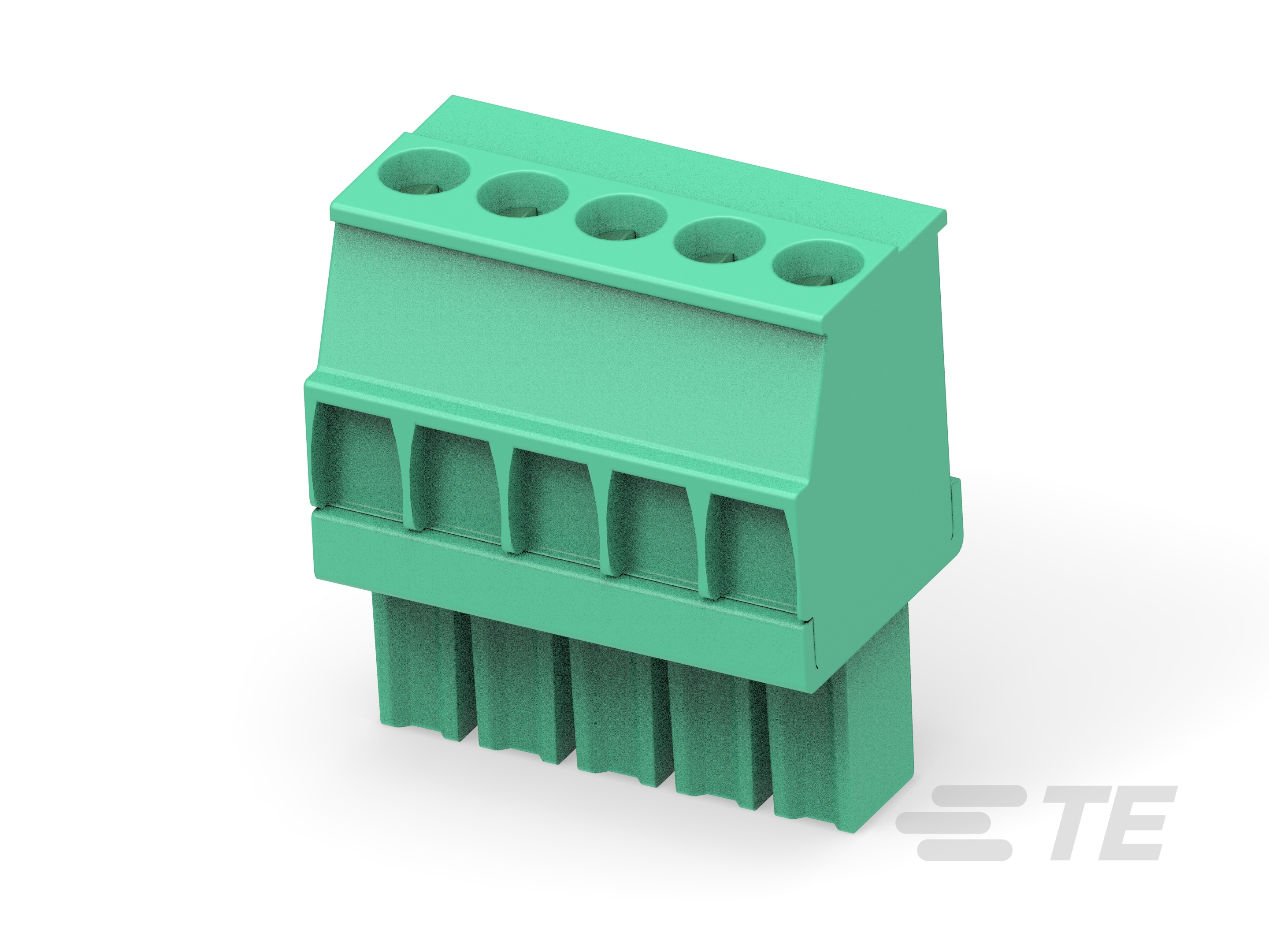 Str Plug, 3.5mm, Green, LH, 5-1986371-5