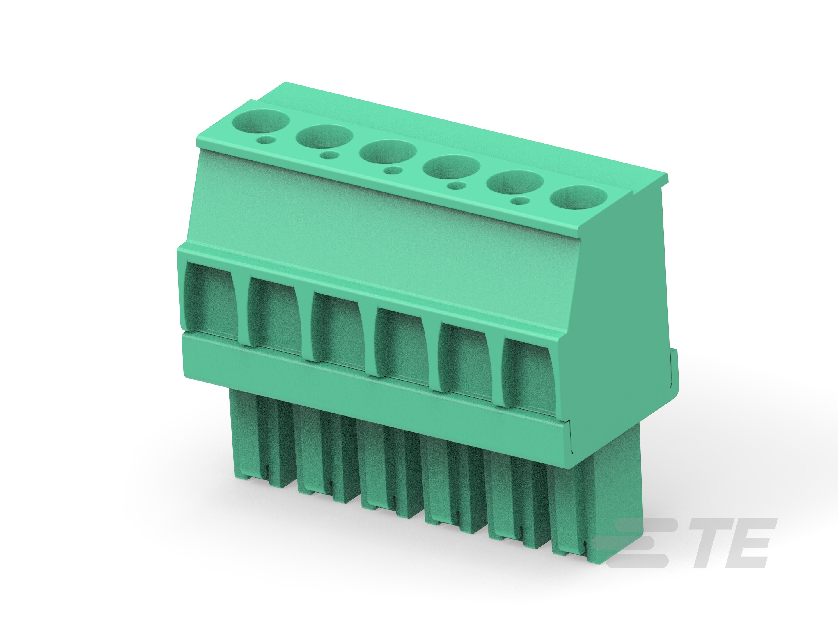 Str Plug, 3.81mm, Green, RH, 6-1986374-6