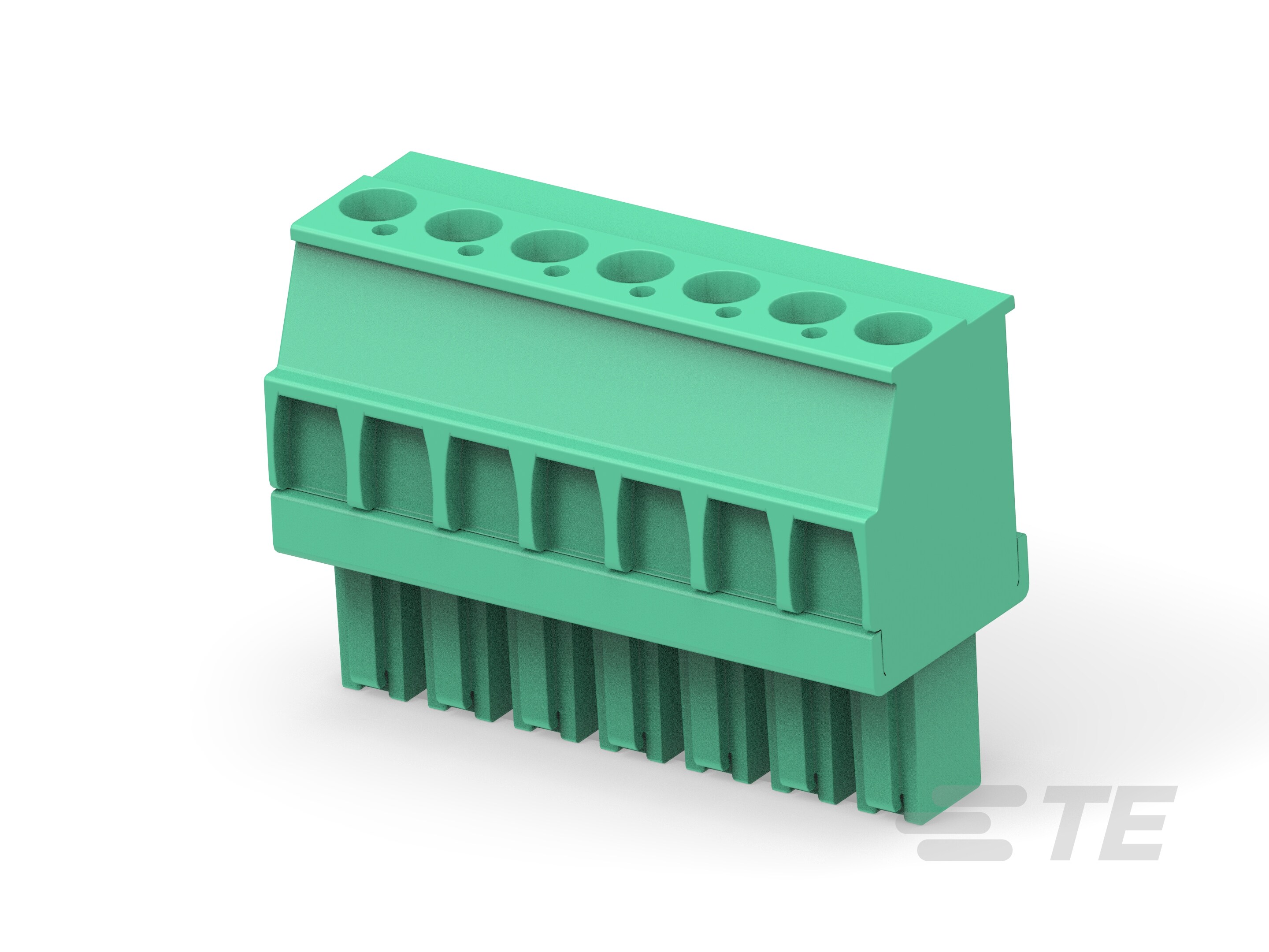Str Plug, 3.81mm, Green, RH, 7-1986374-7