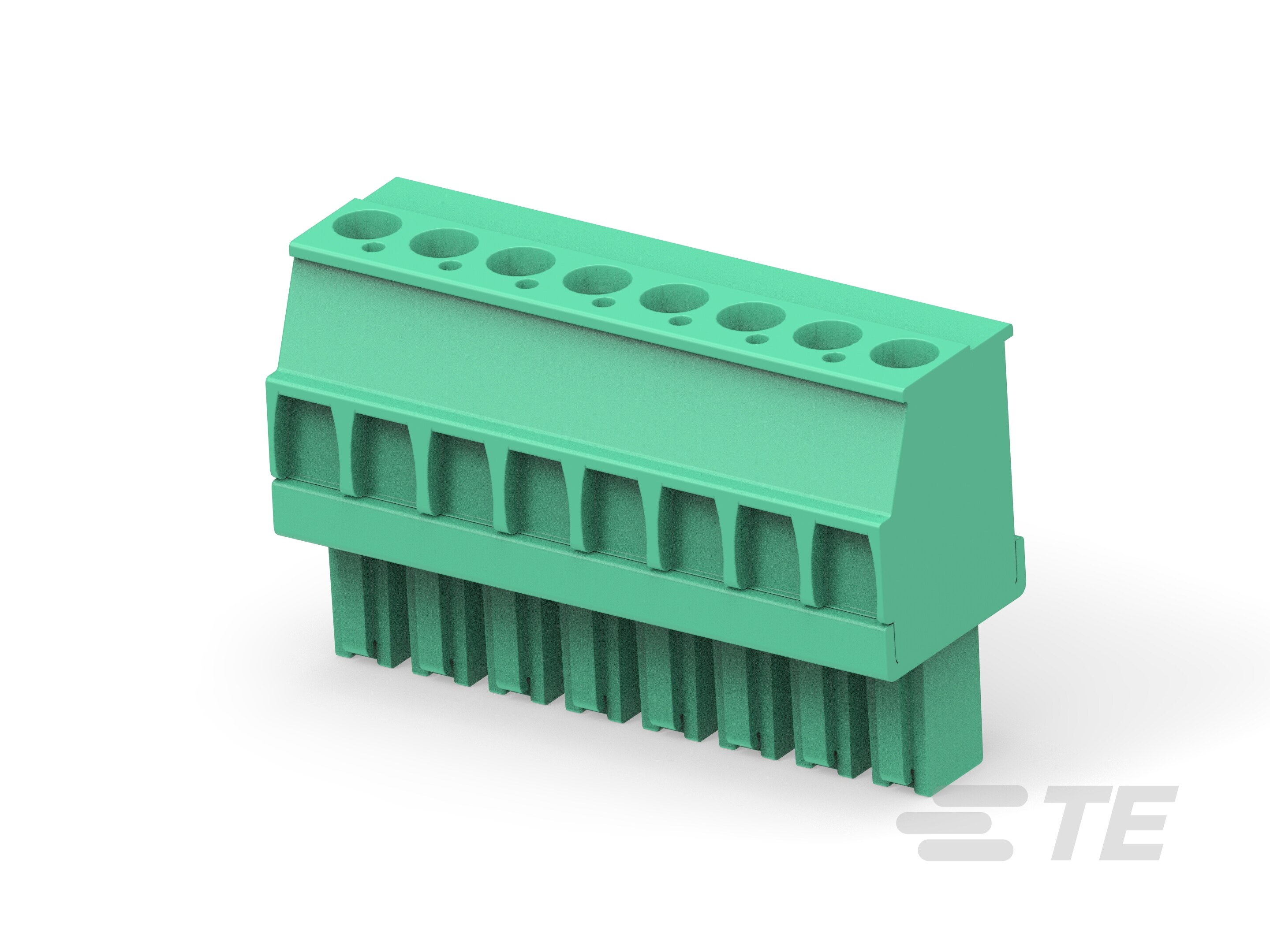 Str Plug, 3.81mm, Green, RH, 8-1986374-8