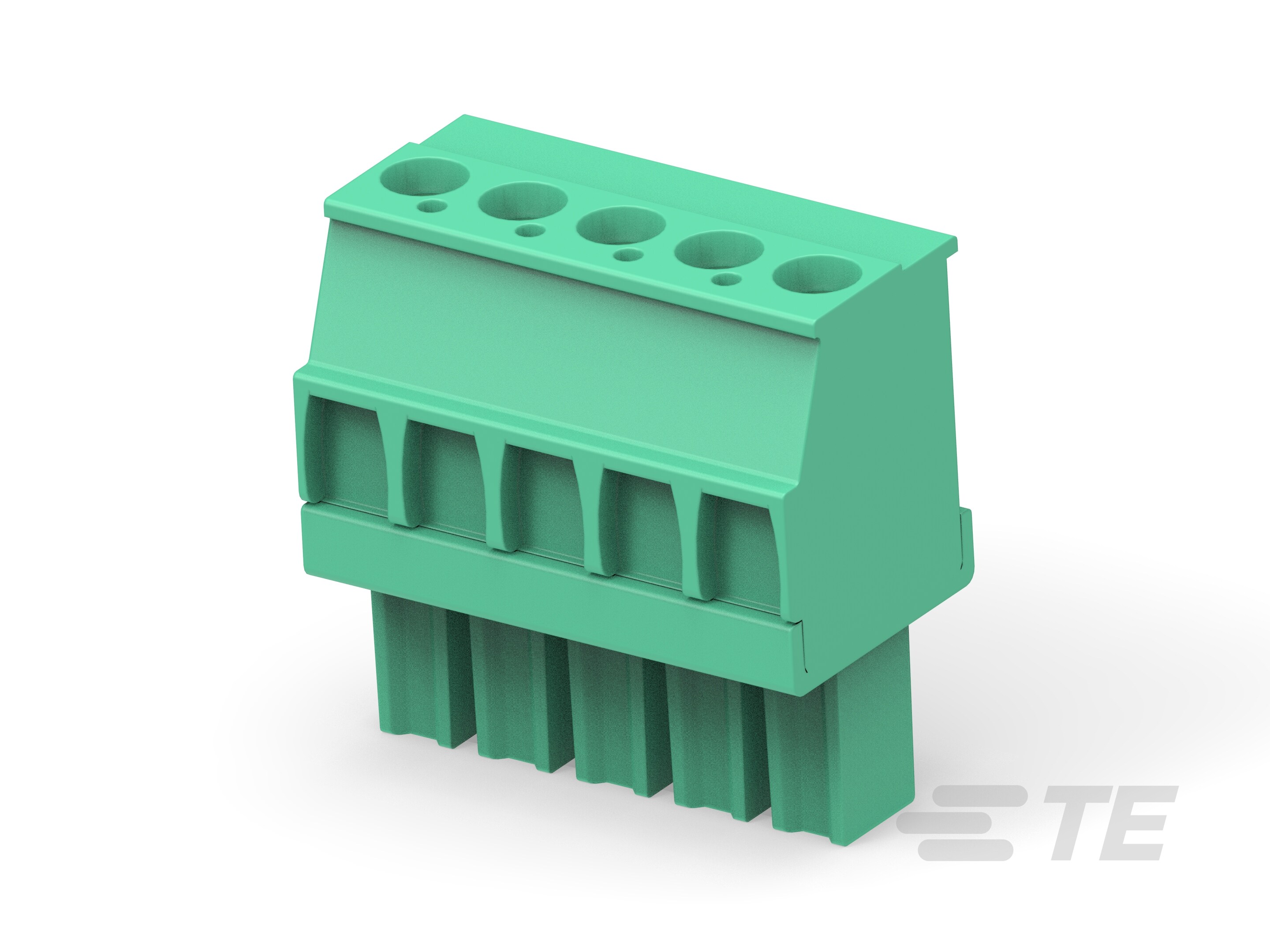 Str Plug, 3.81mm, Green, LH, 5-1986375-5
