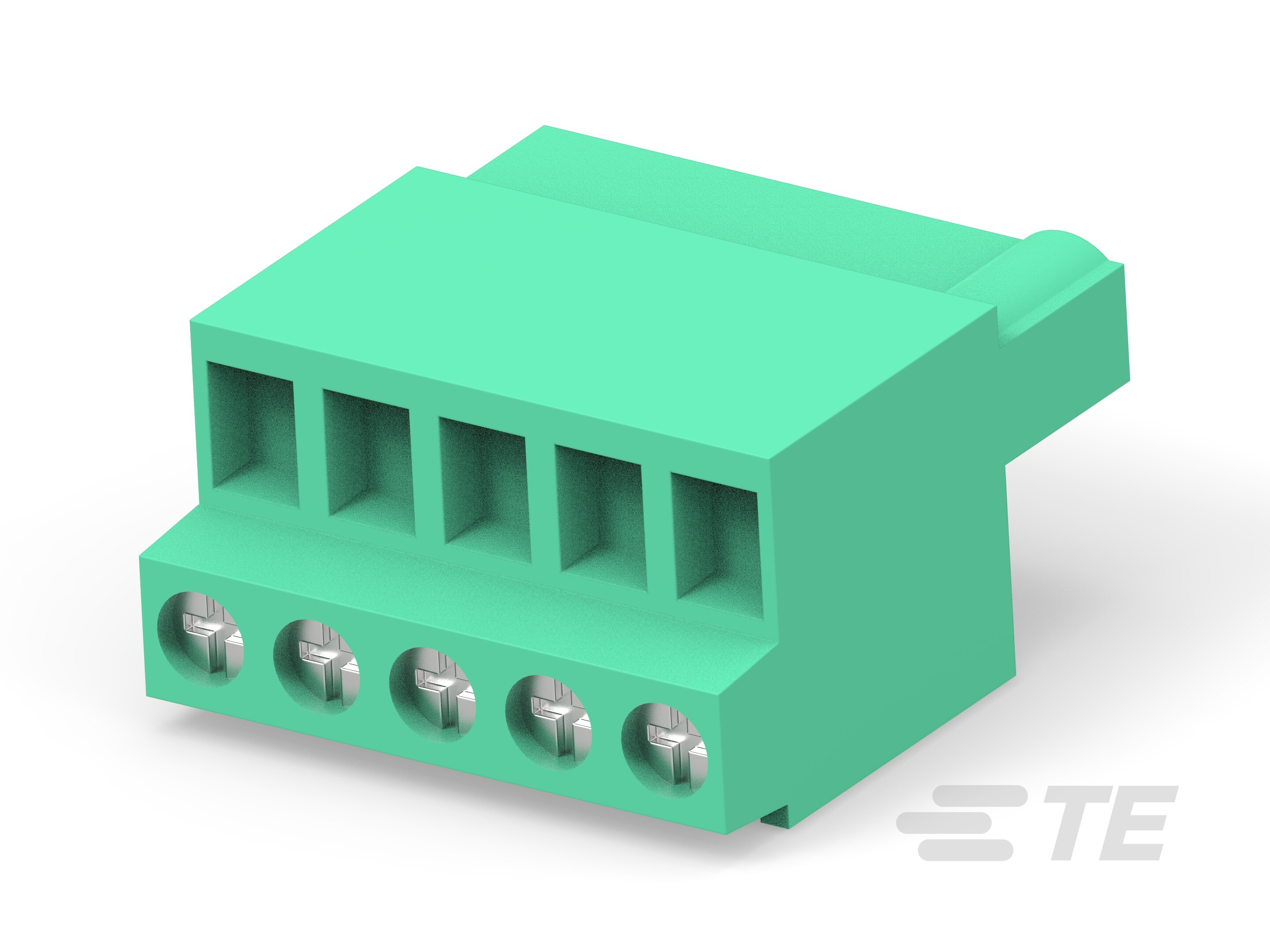 Plug, 5.08mm, Gn, Ss & WE same side, 5p-1986484-5