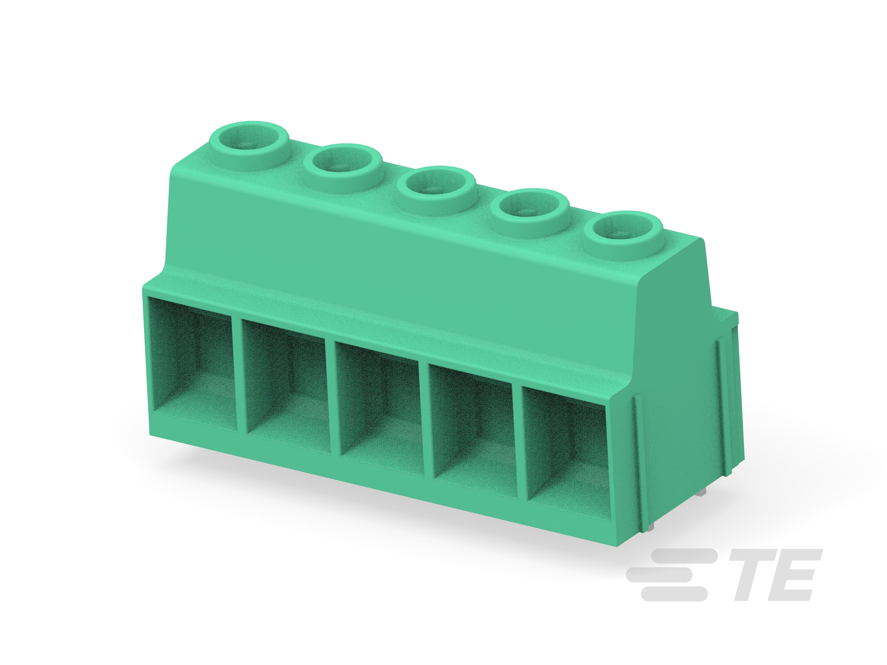 PWR TB DBL PIN 5P, 15.00 PCB-1986713-5