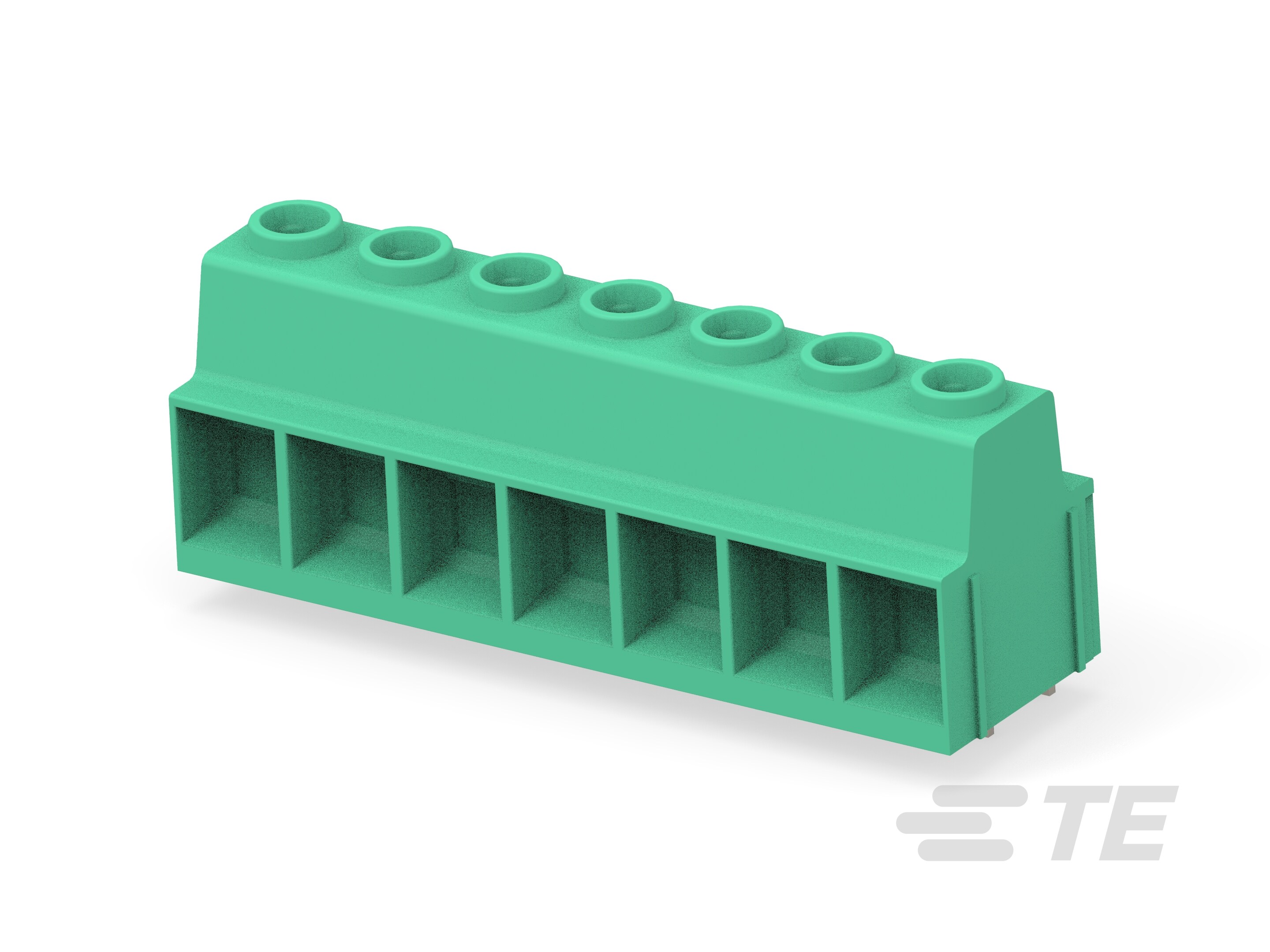 PWR TB DBL PIN 7P, 15.00 PCB-1986713-7