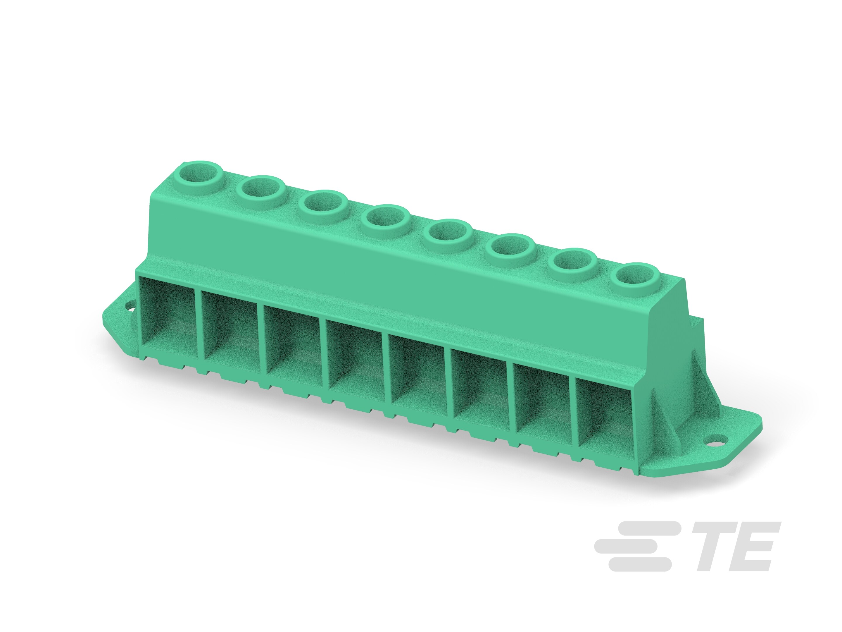 PWR TB 2PIN 8P,15.00 PCB-FLANGE-1986715-8