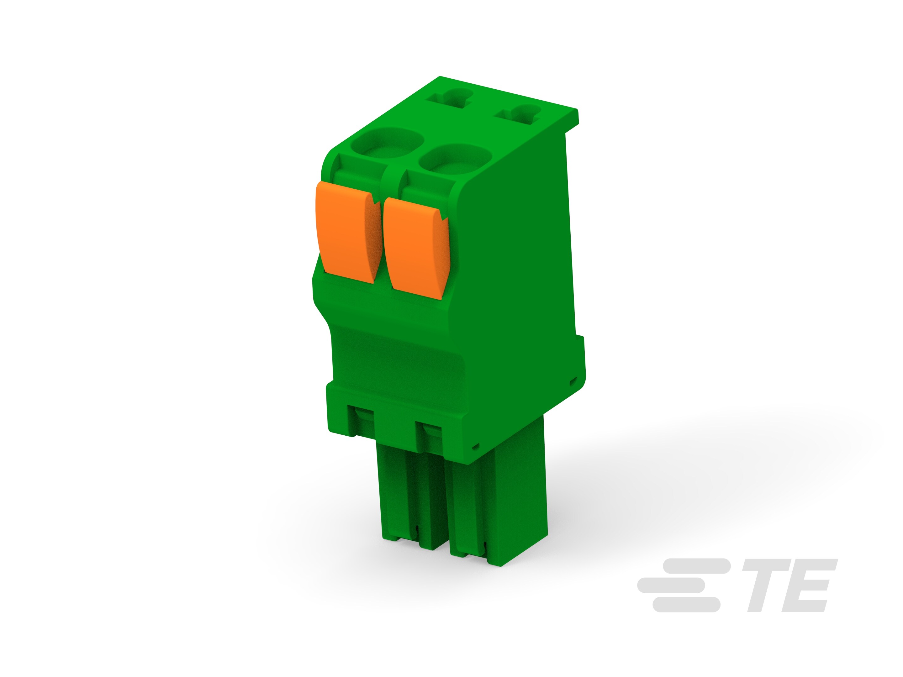 STR PLUG SPRING TYPE RH 2P, 3.81mm-1986720-2