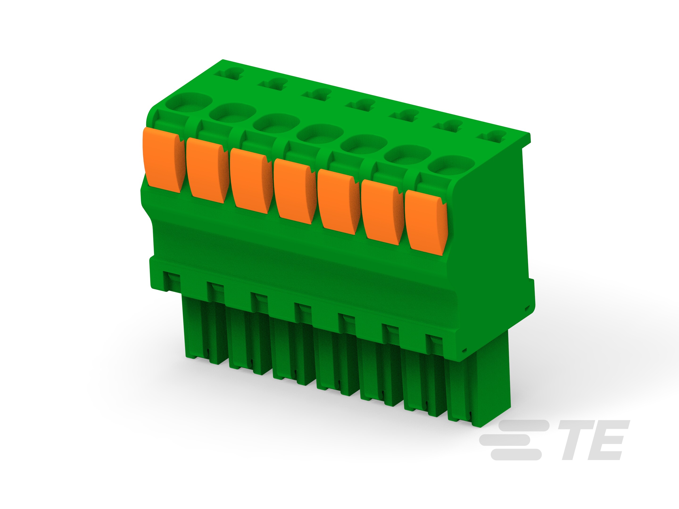 STR PLUG SPRING TYPE RH 7P, 3.81mm-1986720-7