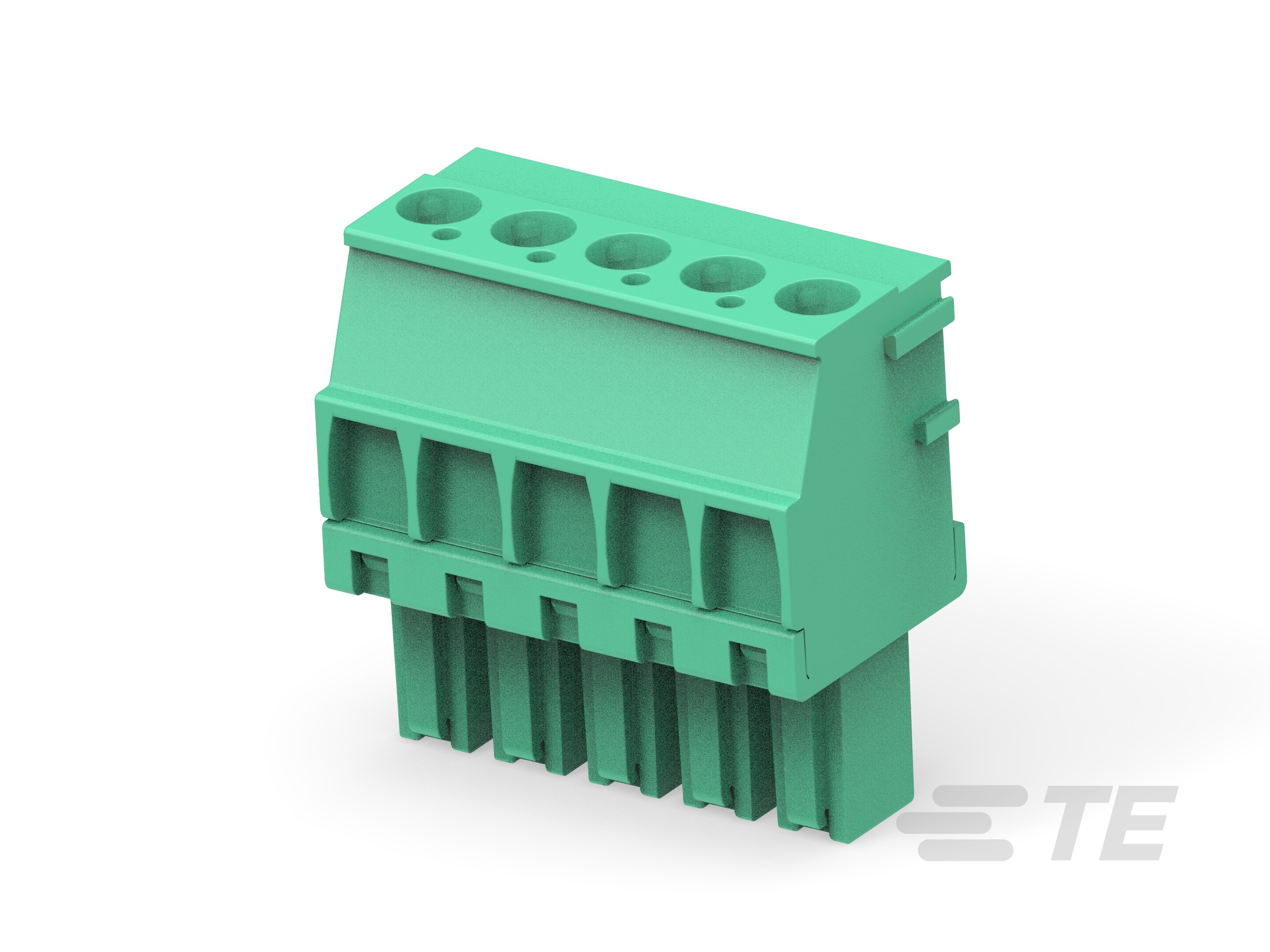 TERMI-BLOCK RH PLUG 3.81MM MODULAR 5 POS-1986919-5