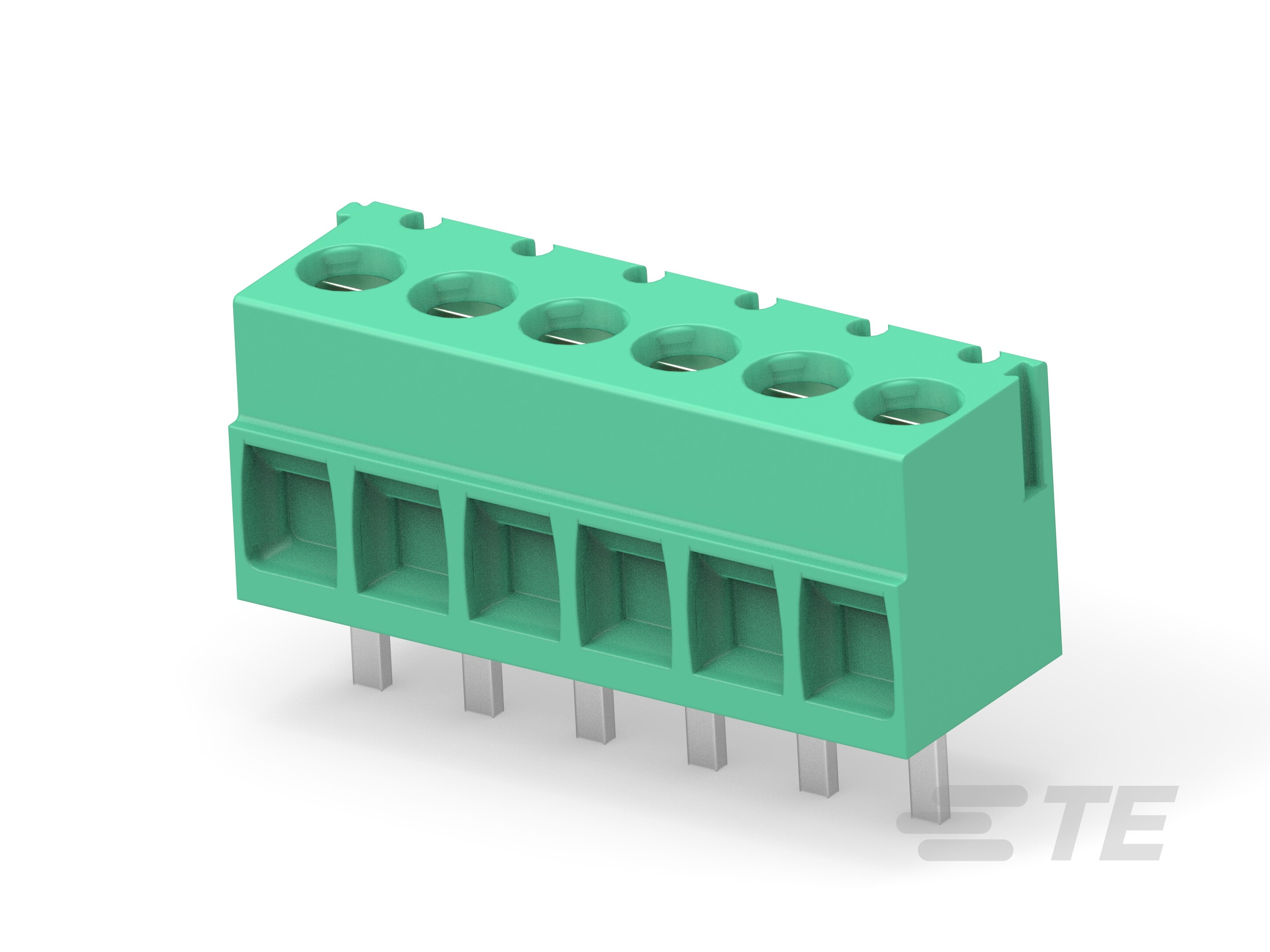 STRAIGHT SIDE ENTRY 3.5MM MODULAR 6 POS-1986974-6