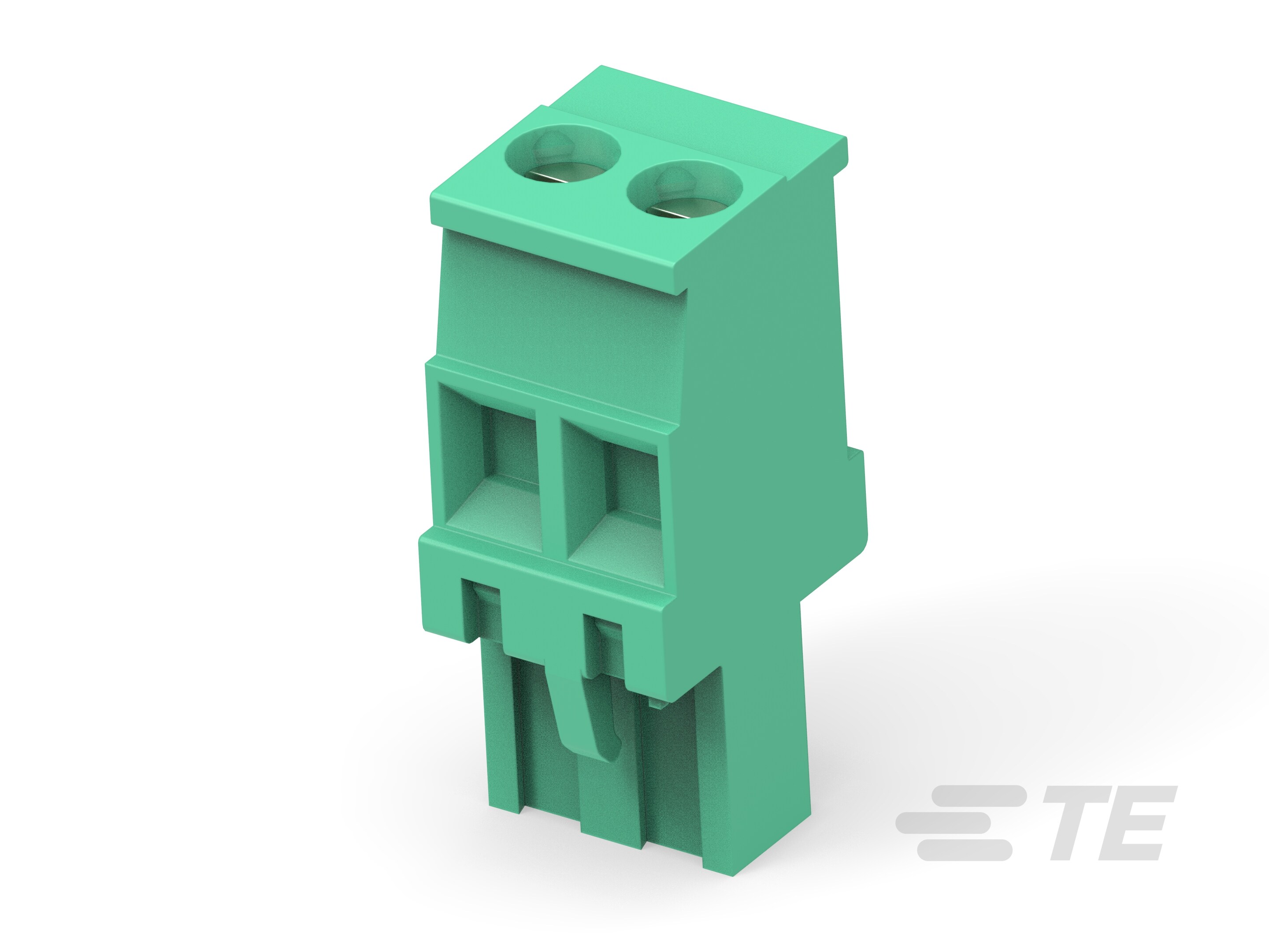 EUROSTYLE 2 POS VERT PLUG RH MODULAR 5MM-1986976-2