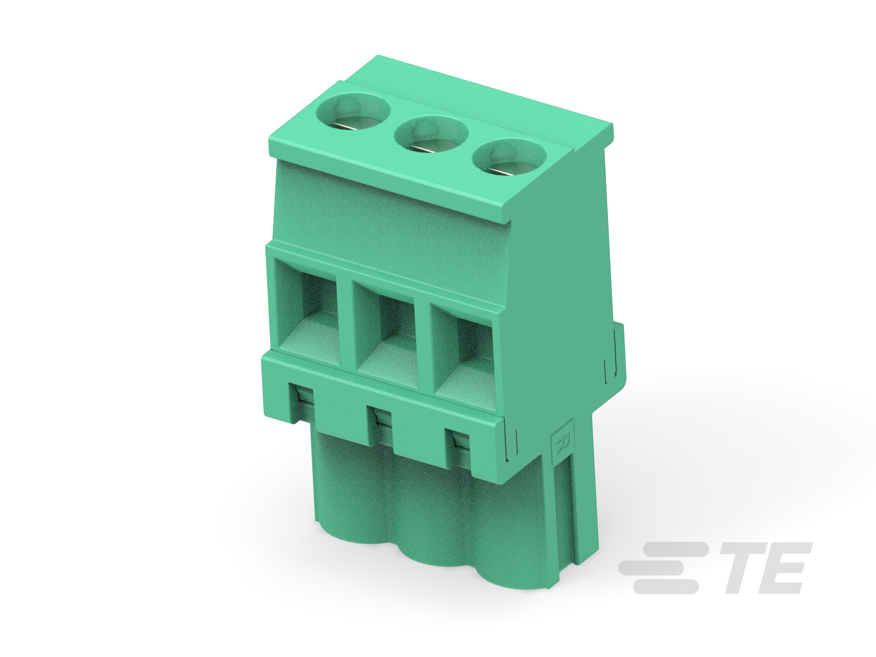 EUROSTYLE 3 POS VERT PLUG LH MODULAR 5MM-1986978-3
