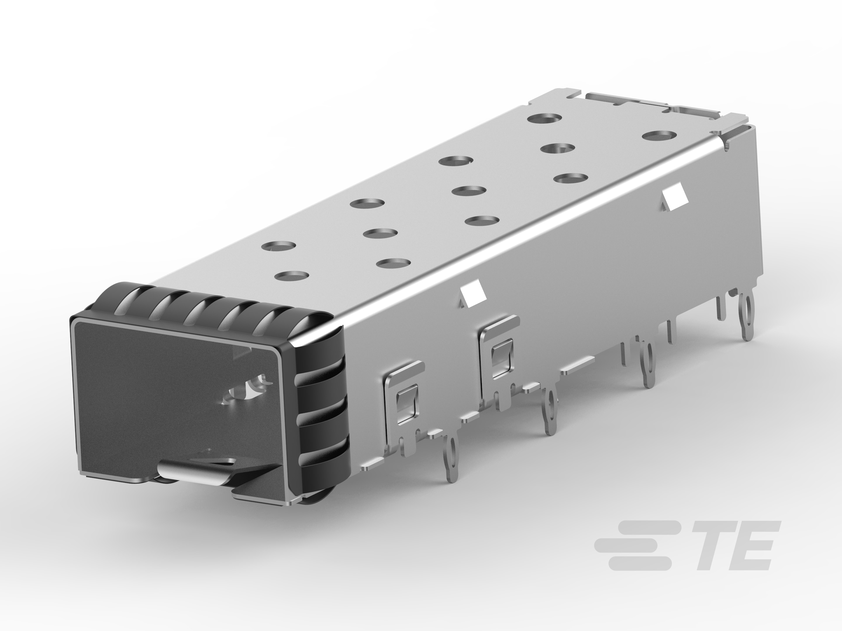 SFP+ 1x1 Cage Assembly, Press--2007198-1