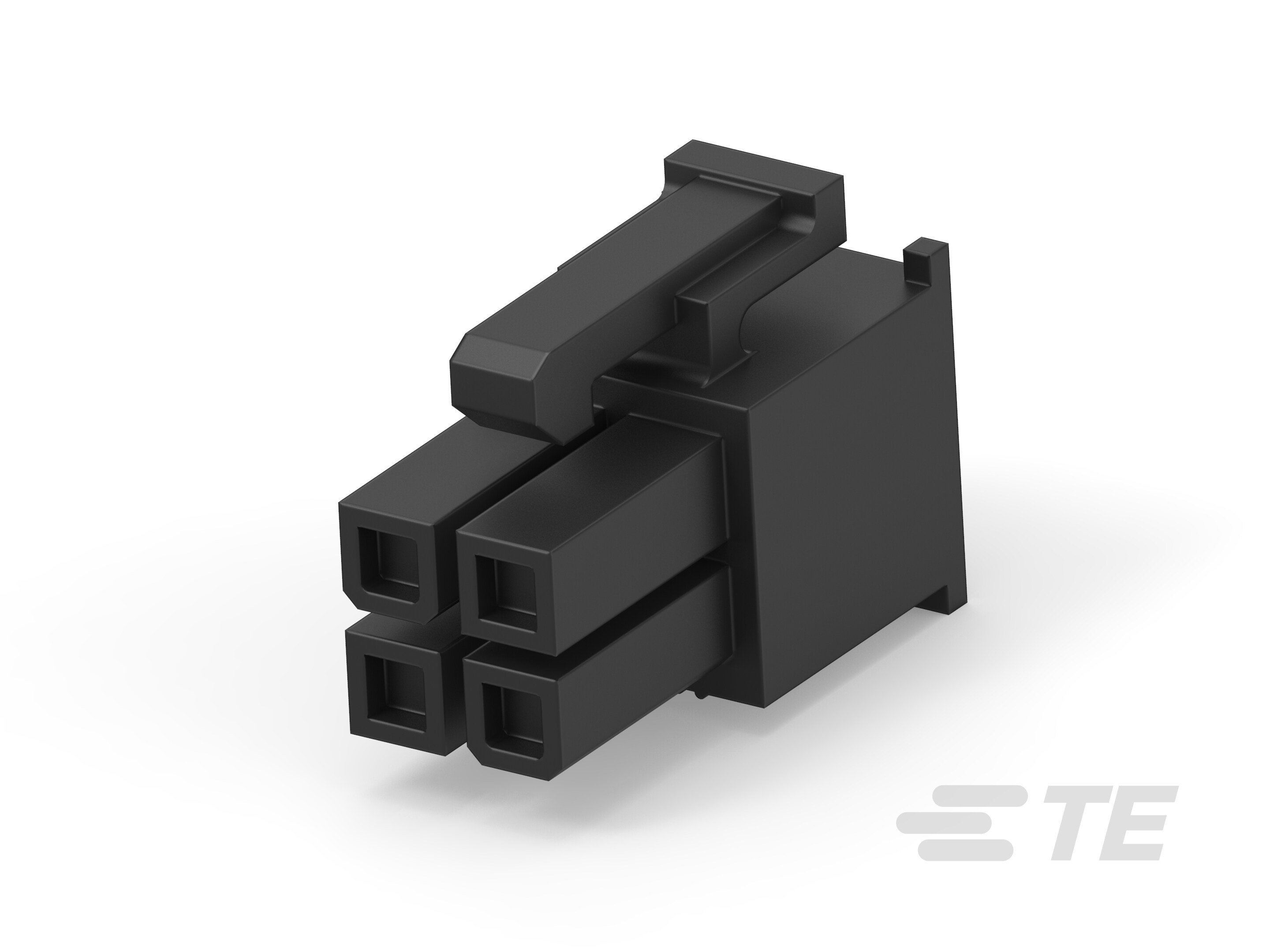 4P RCPT VAL-U-LOK V0 BLK-2029029-4