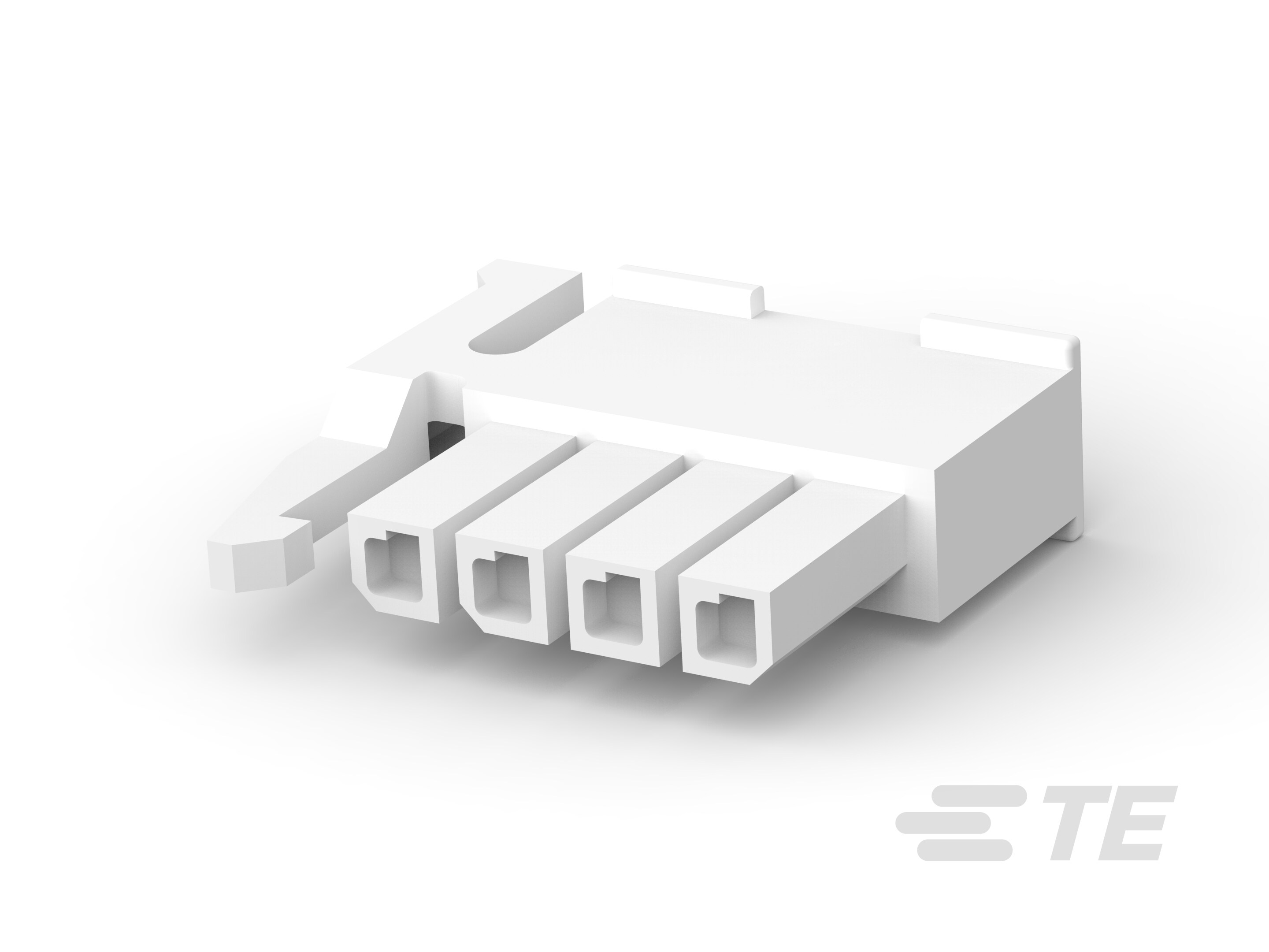 4P MICRO MNL RCPT SR SIDE WHT-2029102-4