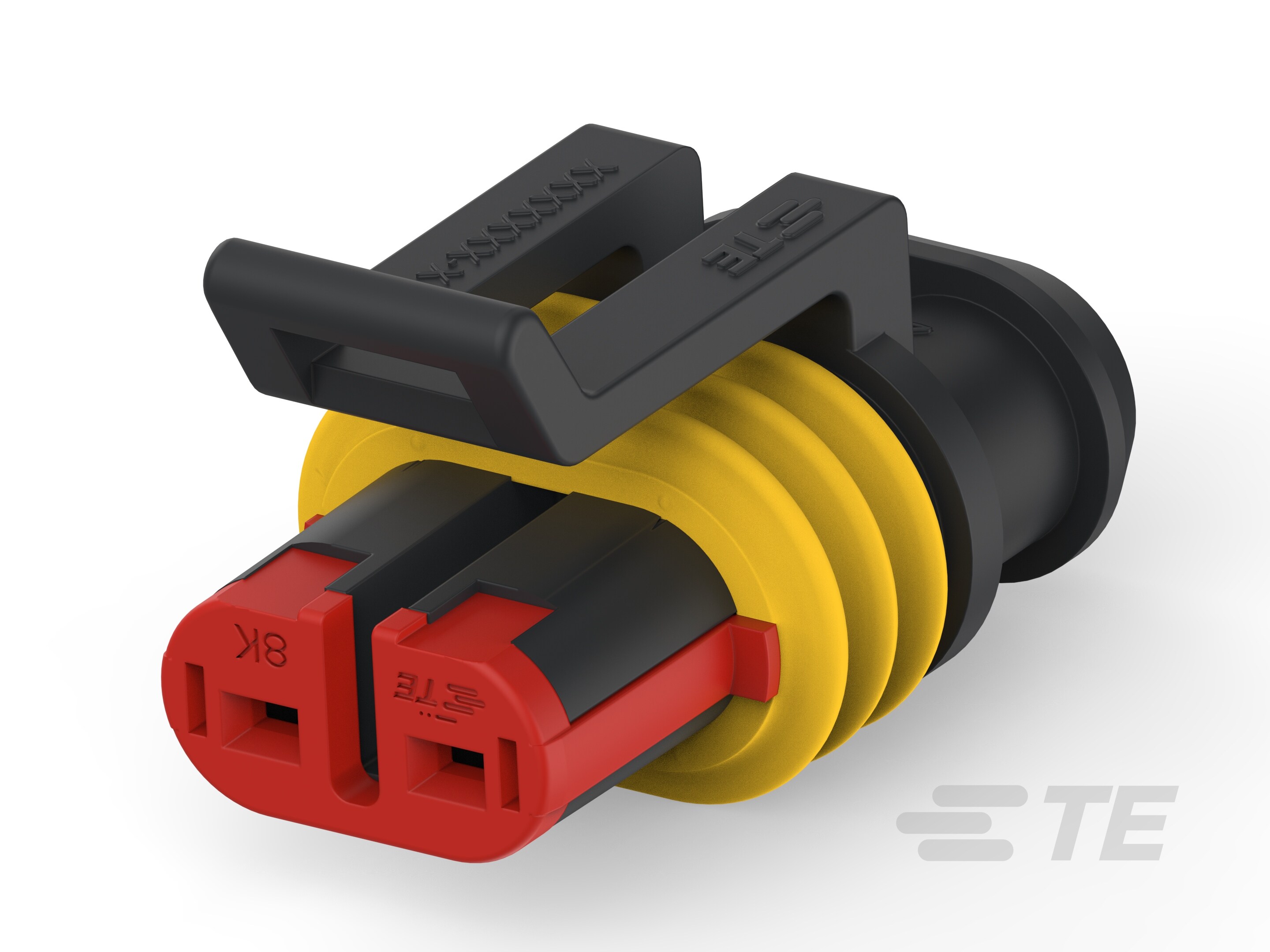 2P SUPERSEAL 1.5 SRS PLUG ASSY BLACK-2066010-1