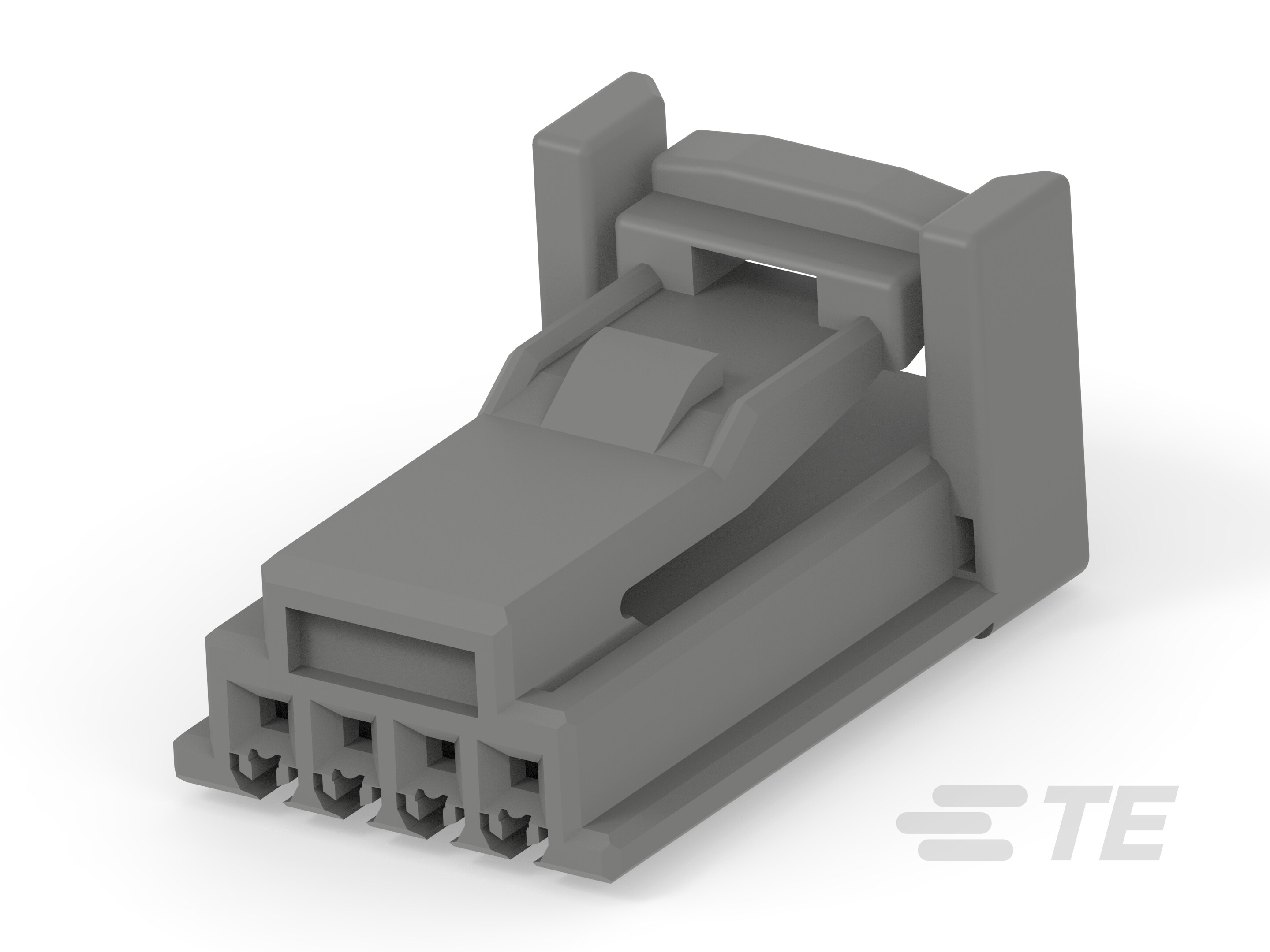 0.64II CONNECTOR 1ROW 4POS PLUG HOUSING-2069748-2