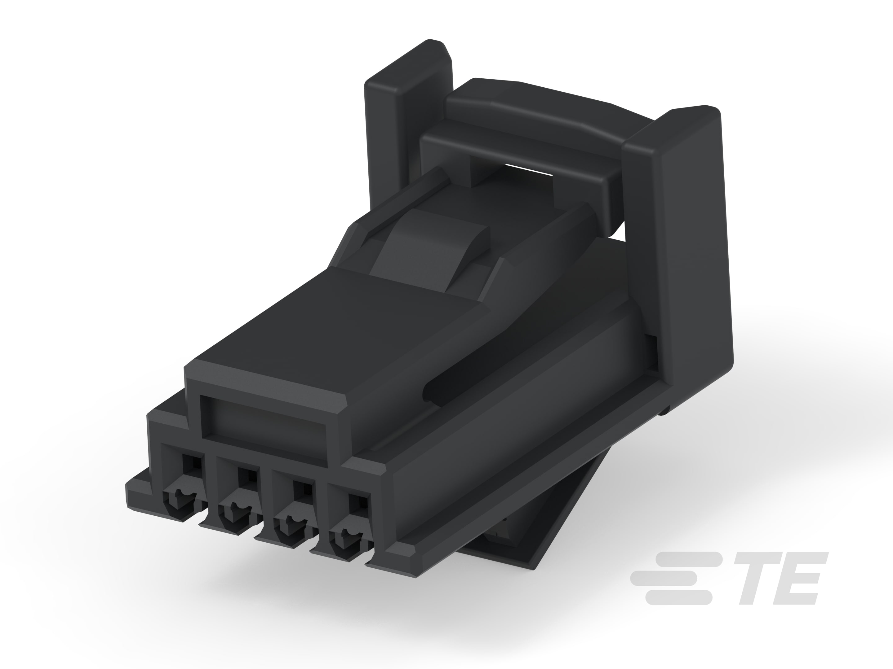 0.64II CONNECTOR 1ROW 4POS PLUG HOUSING-2069748-3