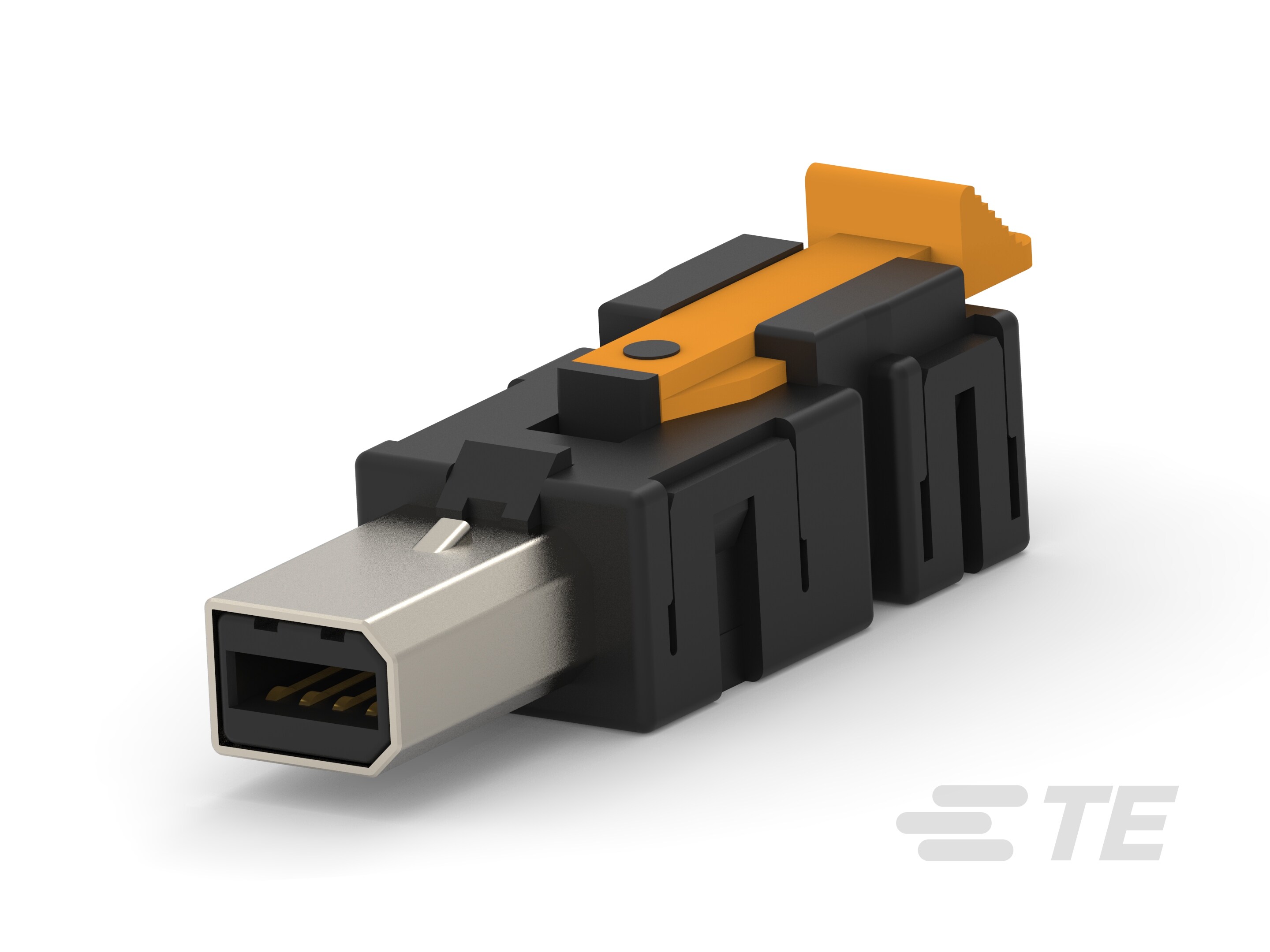 MINI I/O PLUG KIT LOCK EXT. ORANGE 100PC-2069772-3