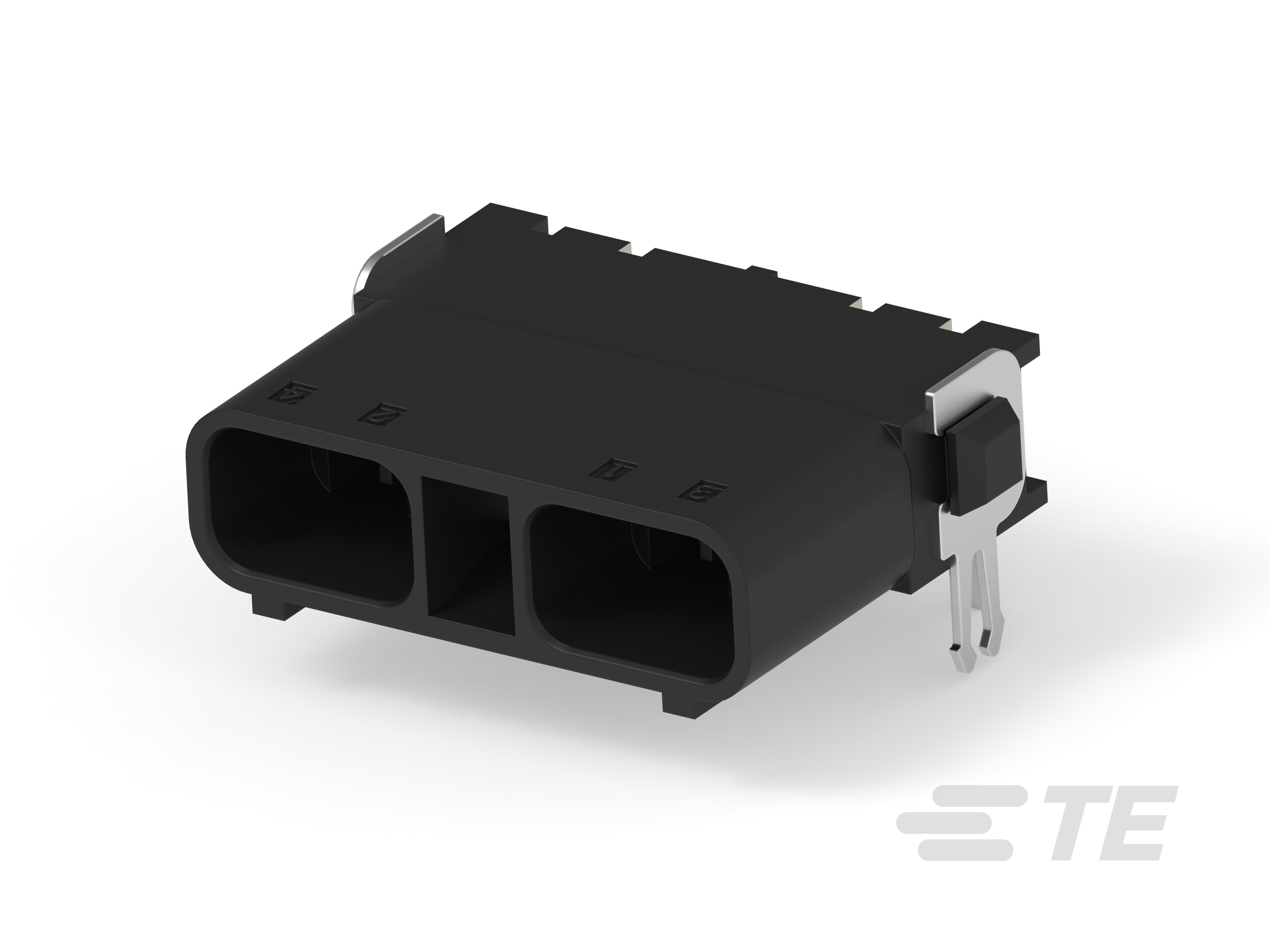 Assembly, Right Angle TH Header, 4-Posit-2106111-7