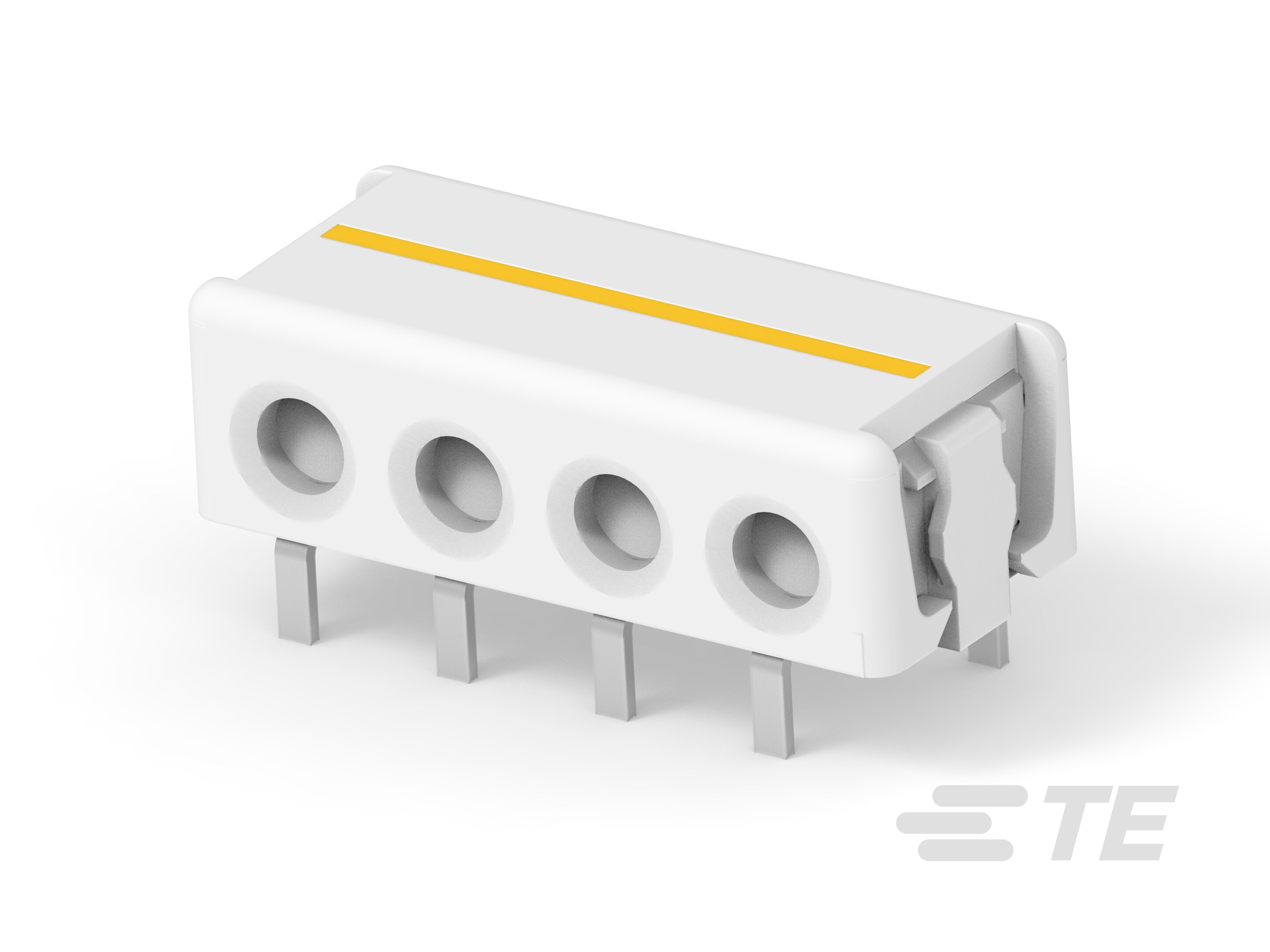 Connector, Thru Hole-IDC, 4 pos, 18AWG-2106751-4