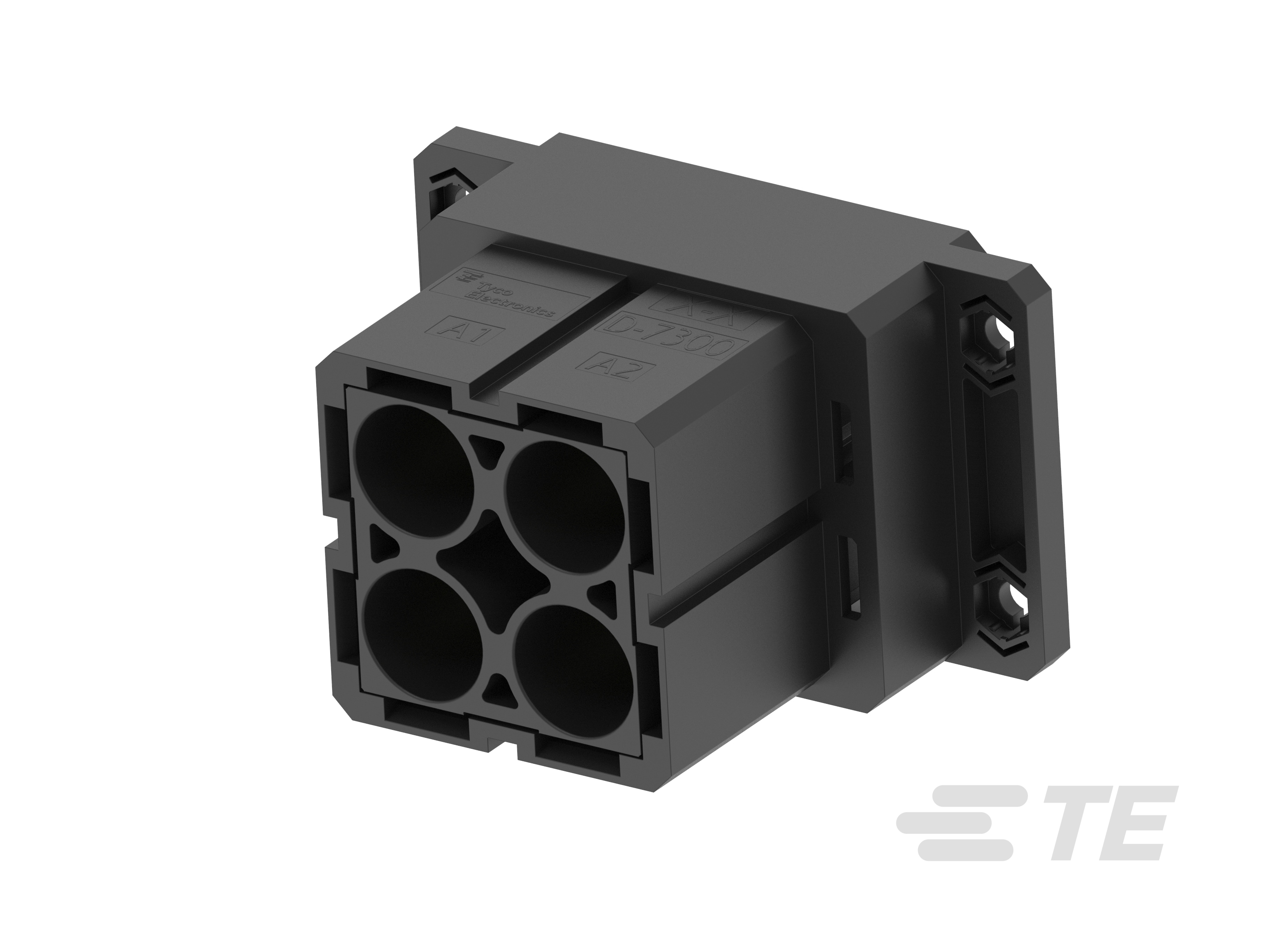 DYNAMIC D7300 SOCKET HSG ASSY RVS 4P XX-2134059-1