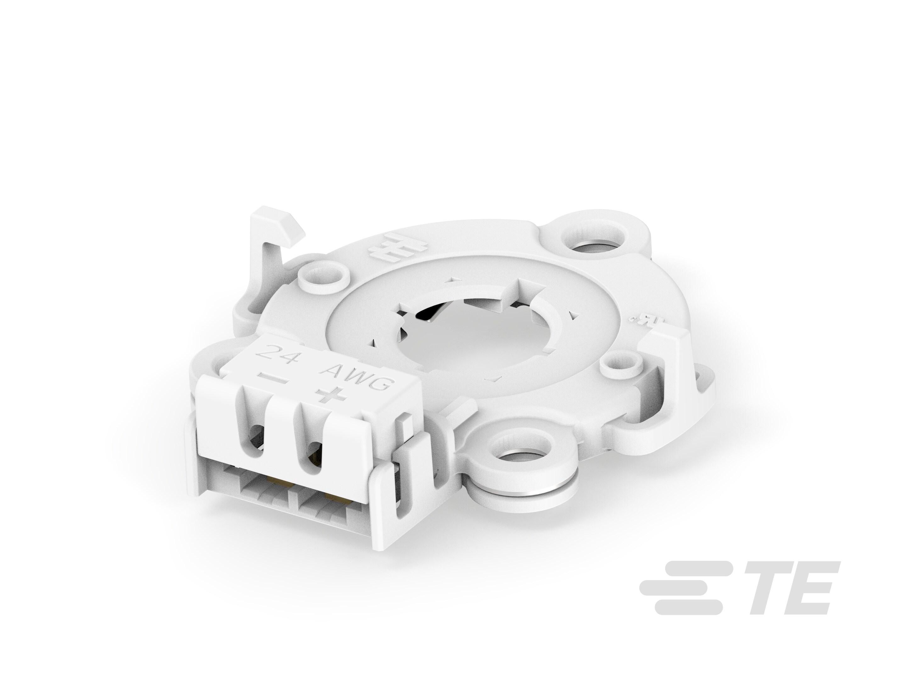 Socket, Solderless LED, Type LS w/Latch-2154235-2