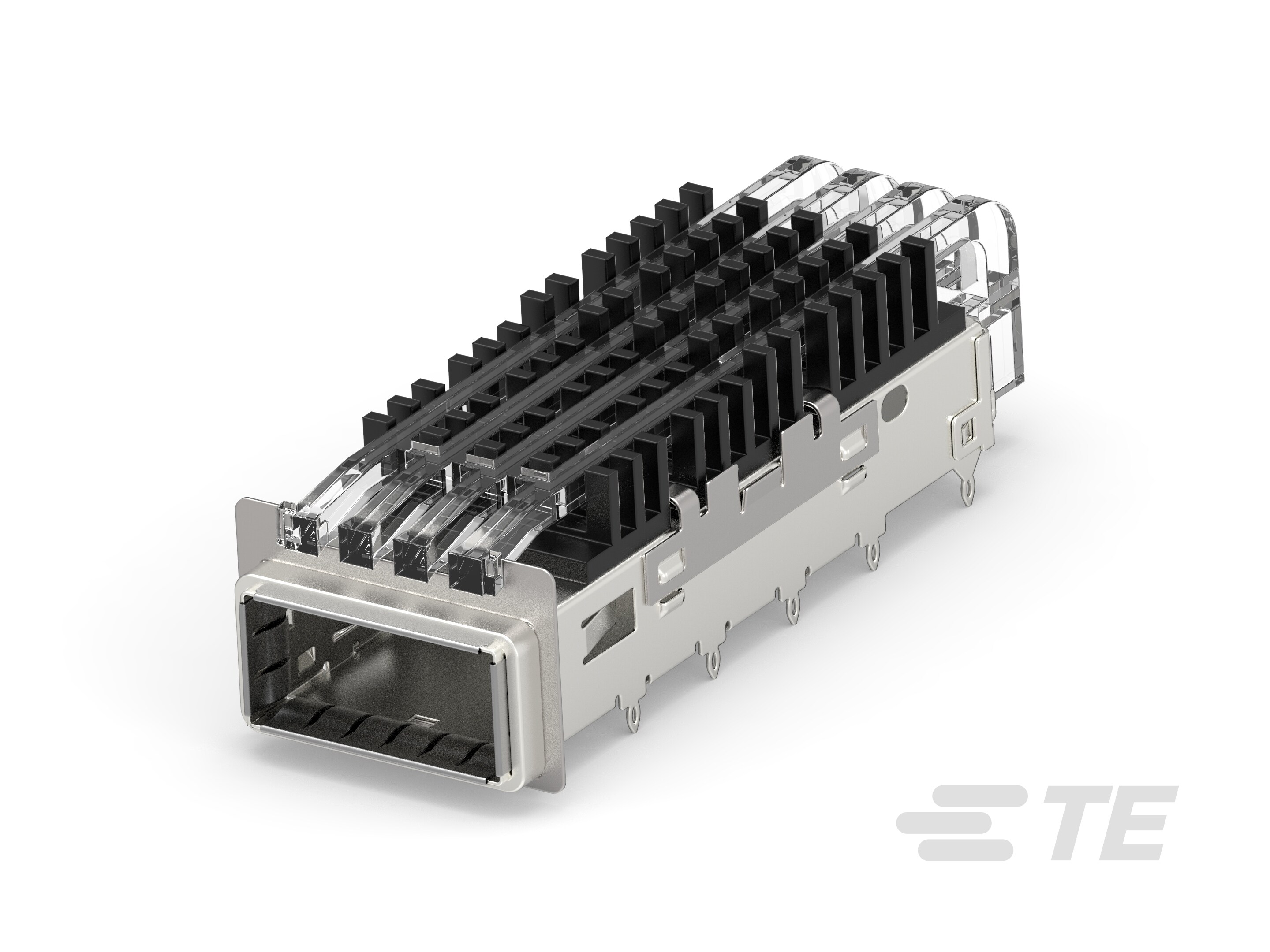 CAGE ASSY SAN HS 4 LP GKT QSFP+ TRU BEZE-2170539-6