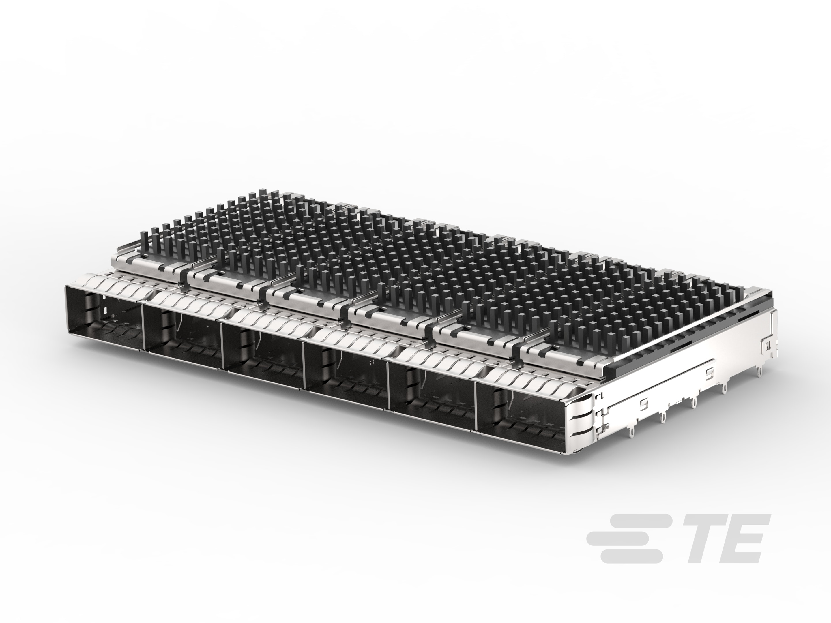 CAGE ASSY, 1X6, QSFP28, SPRING, HS-2170707-5