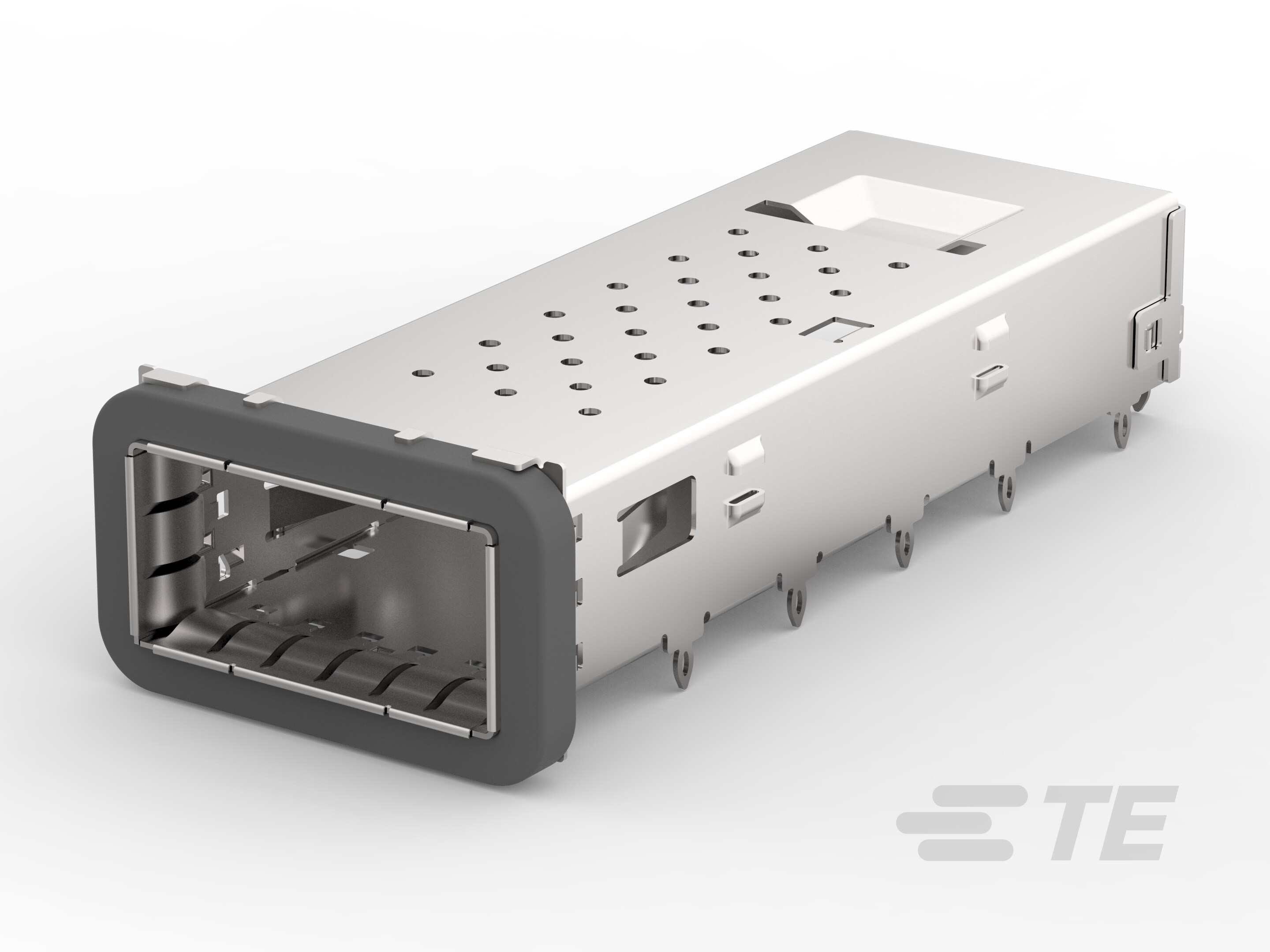 CAGE ASSEMBLY, QSFP28 1X1, GASKET-2170752-4